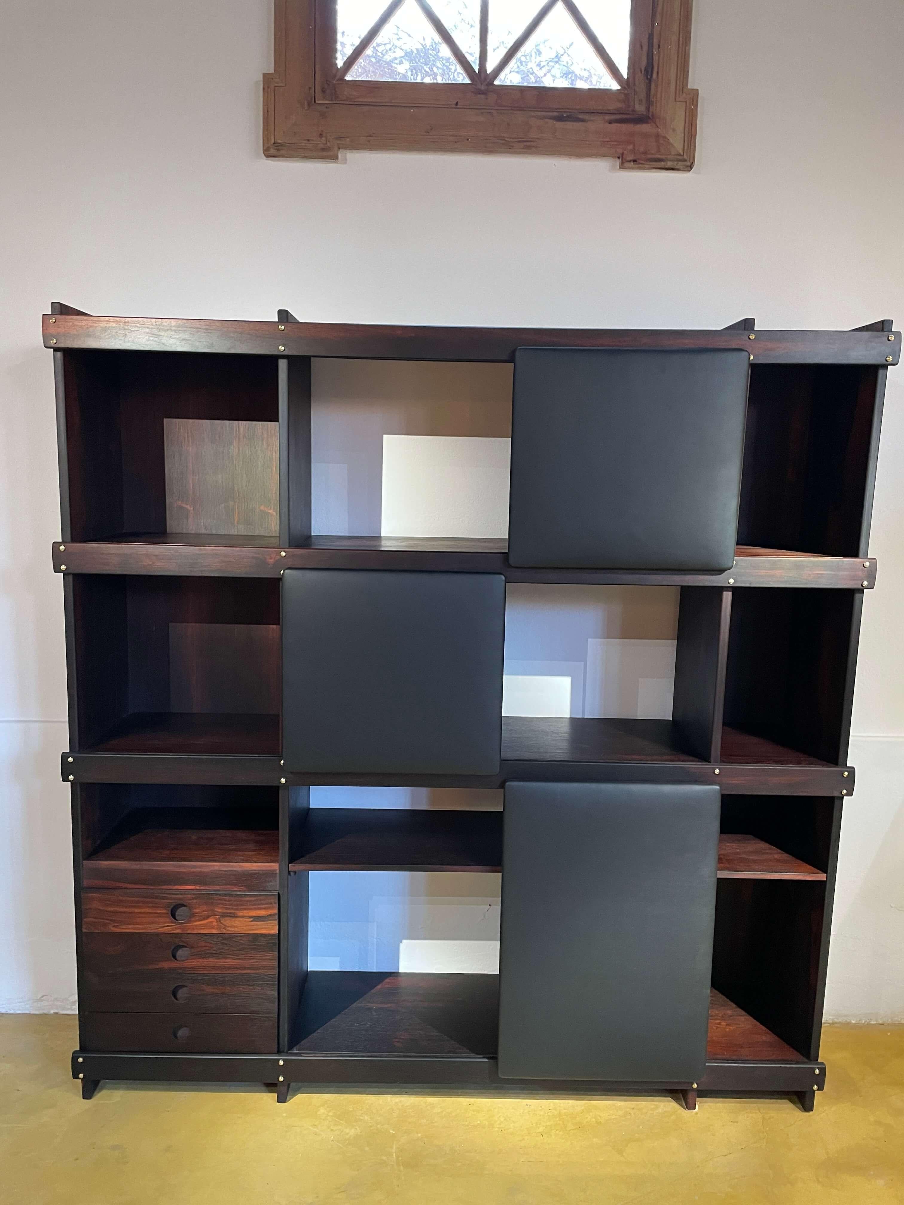 Brazilian Sergio Rodrigues, 'Adolpho' Bookcase, 1960 For Sale