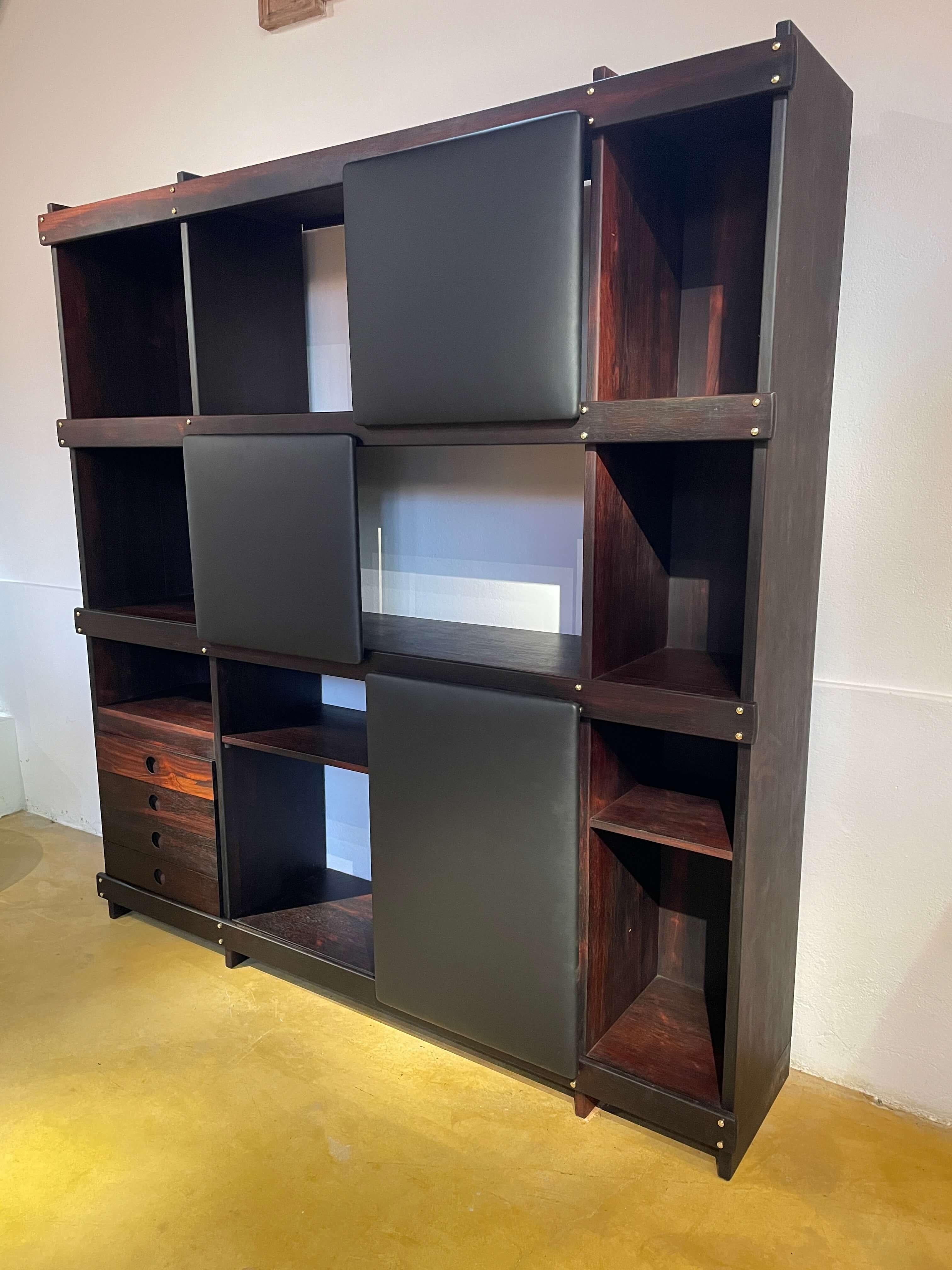 Mid-20th Century Sergio Rodrigues, 'Adolpho' Bookcase, 1960 For Sale