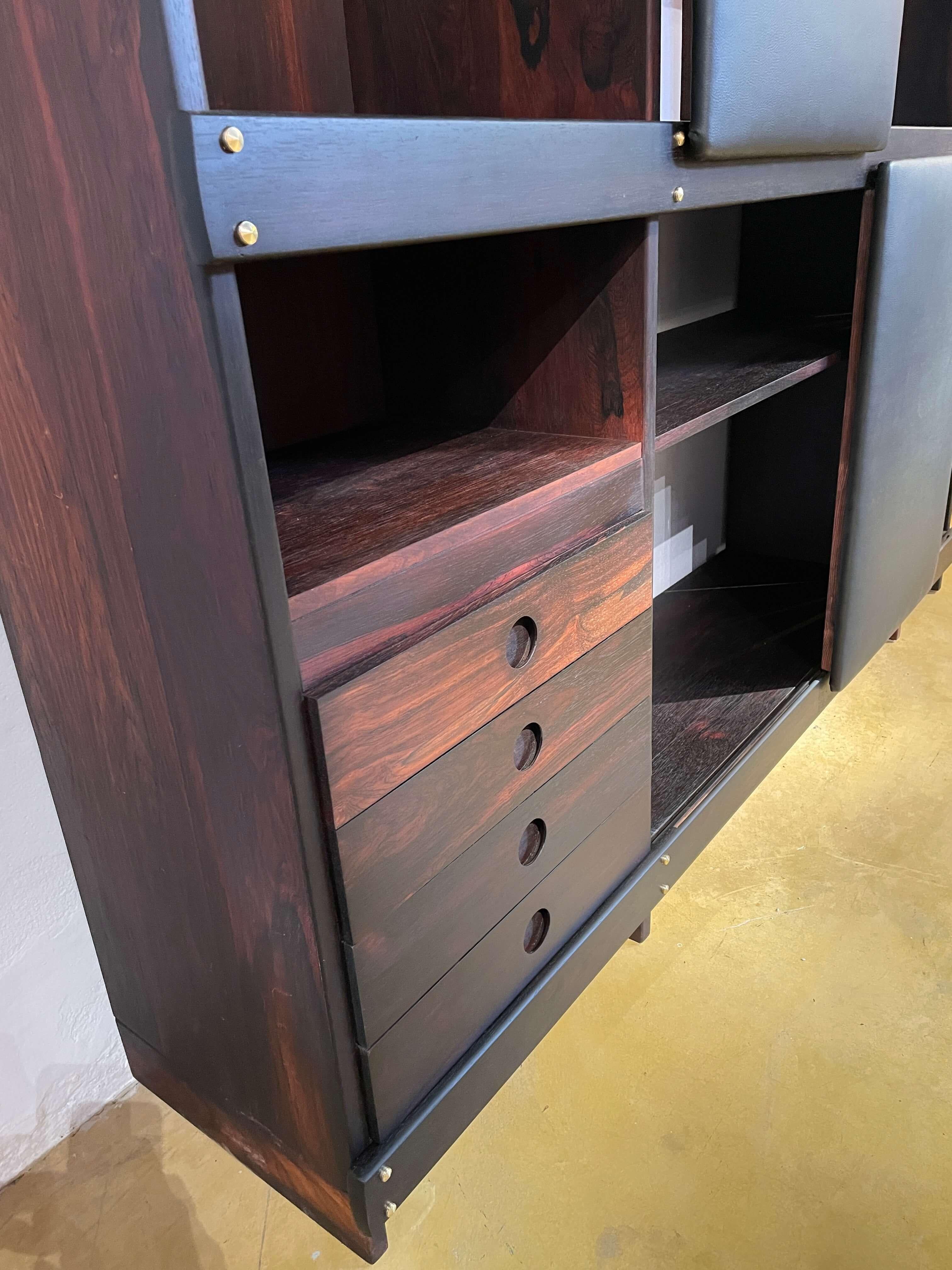 Jacaranda Sergio Rodrigues, 'Adolpho' Bookcase, 1960 For Sale