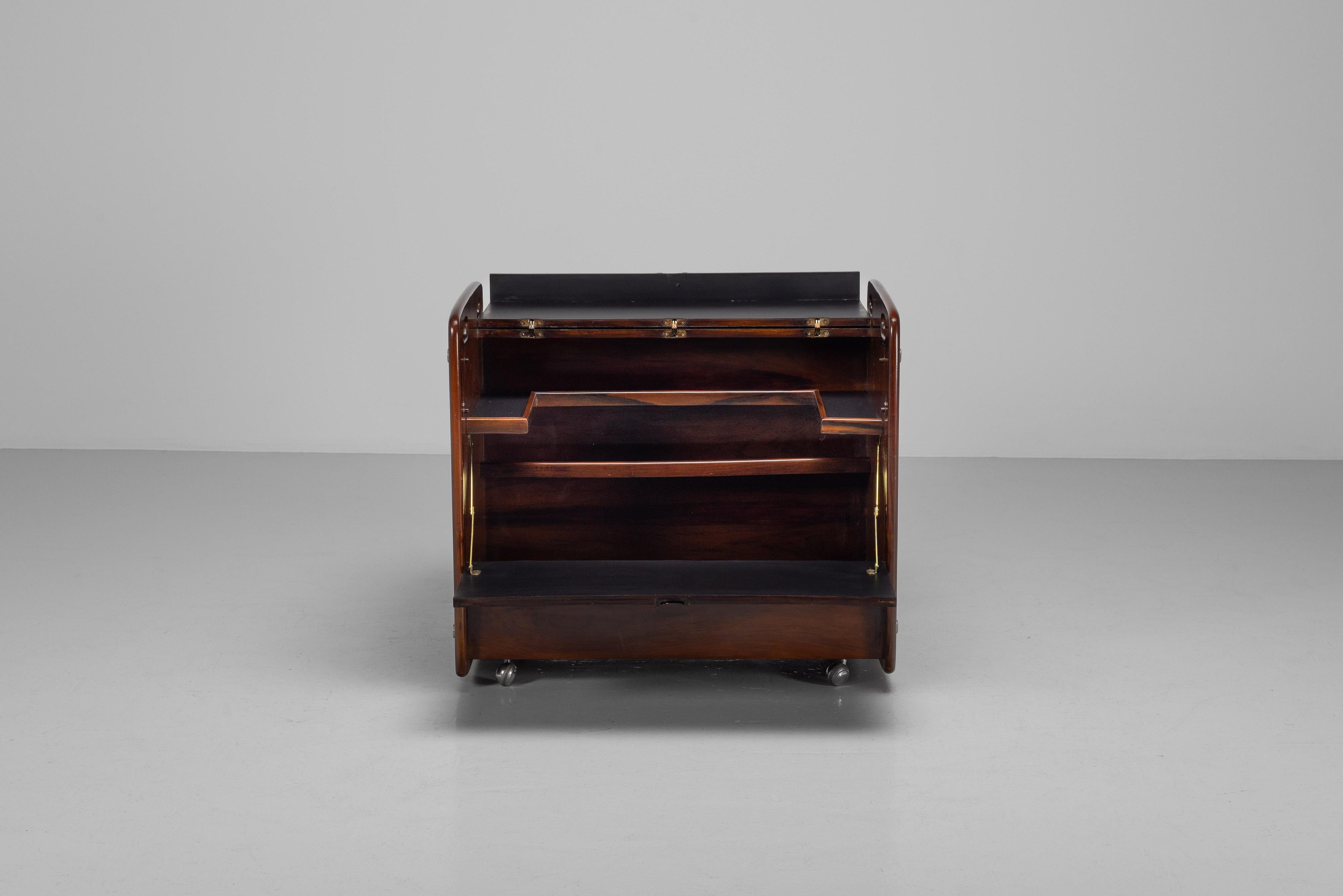 Brazilian Sergio Rodrigues bar cart by OCA brazil 1965 For Sale