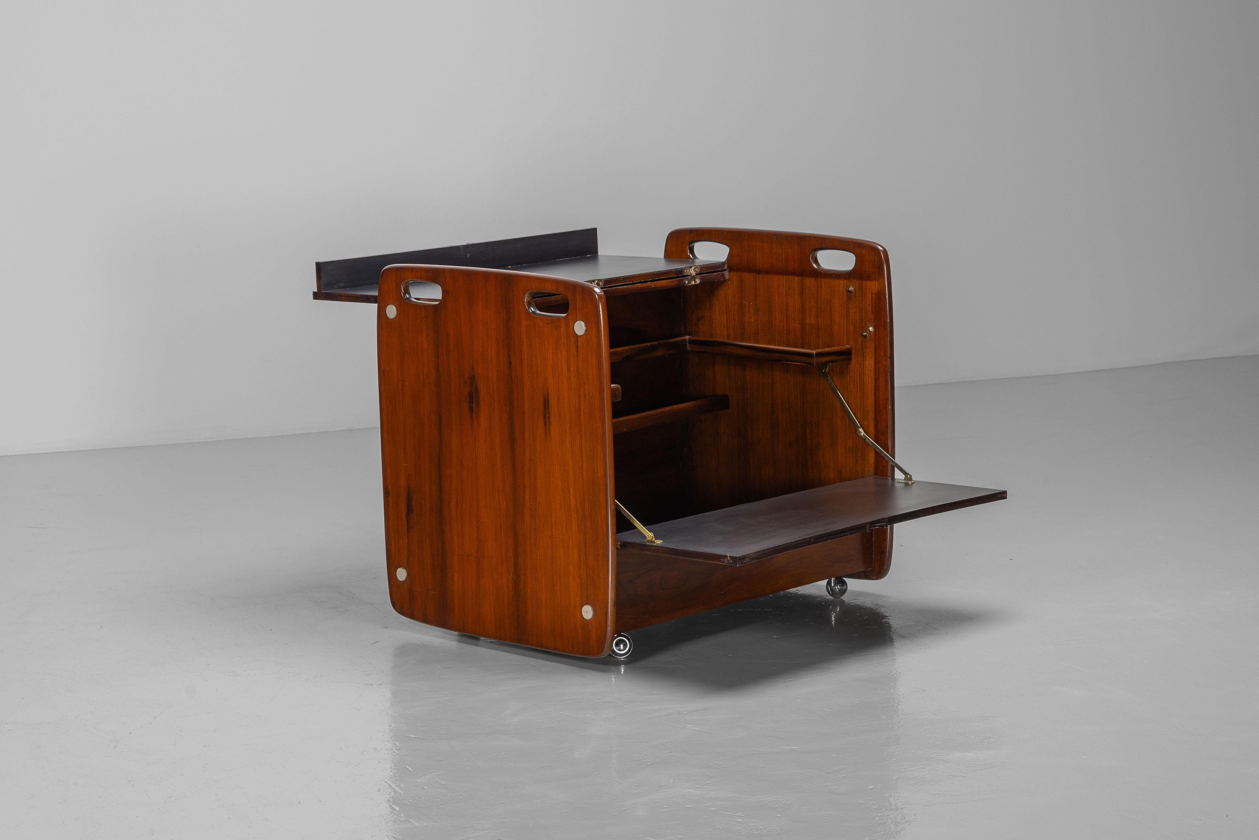 Mid-20th Century Sergio Rodrigues bar cart by OCA brazil 1965 For Sale