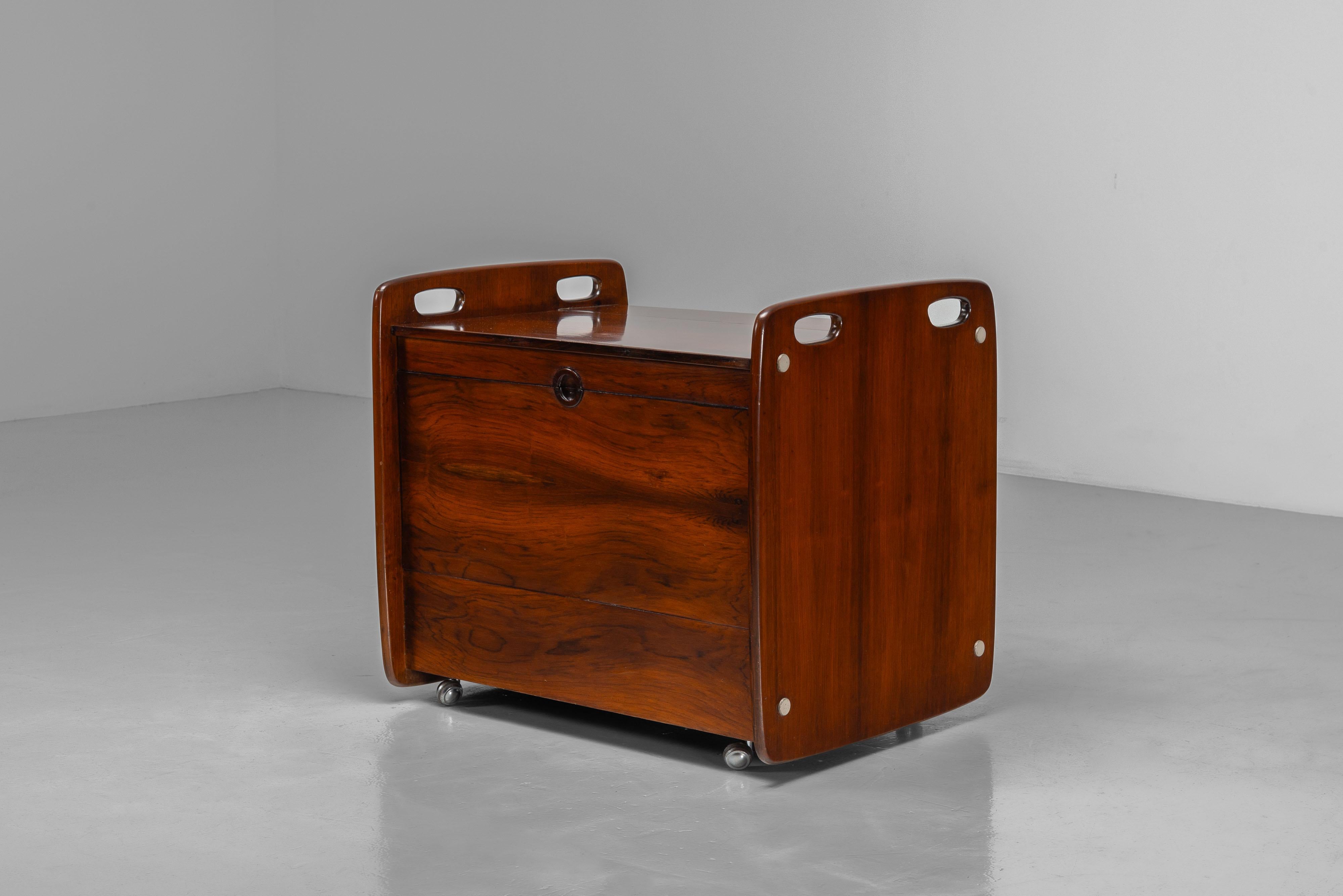 Sergio Rodrigues bar cart by OCA brazil 1965 For Sale 2
