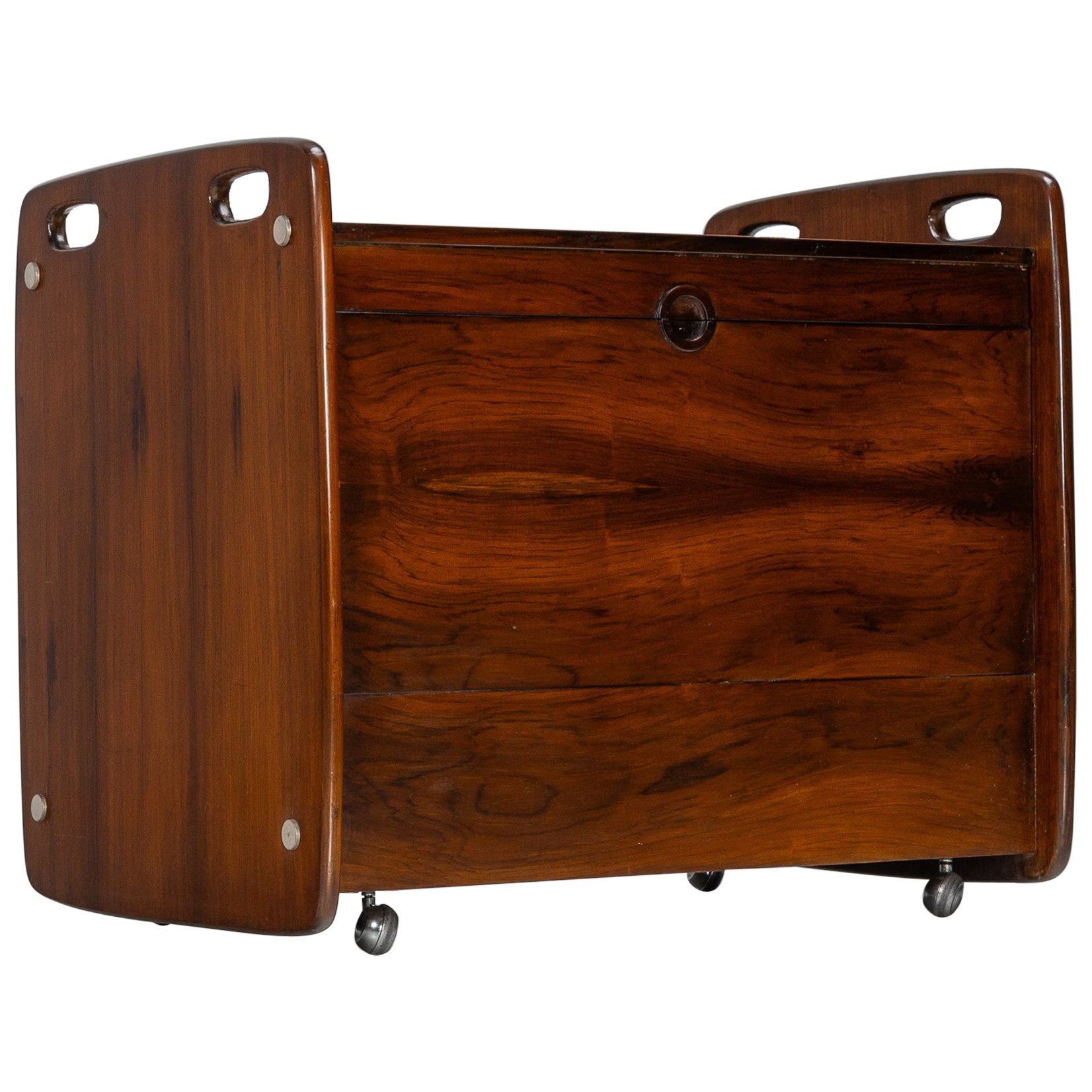 Sergio Rodrigues bar cart by OCA brazil 1965 For Sale