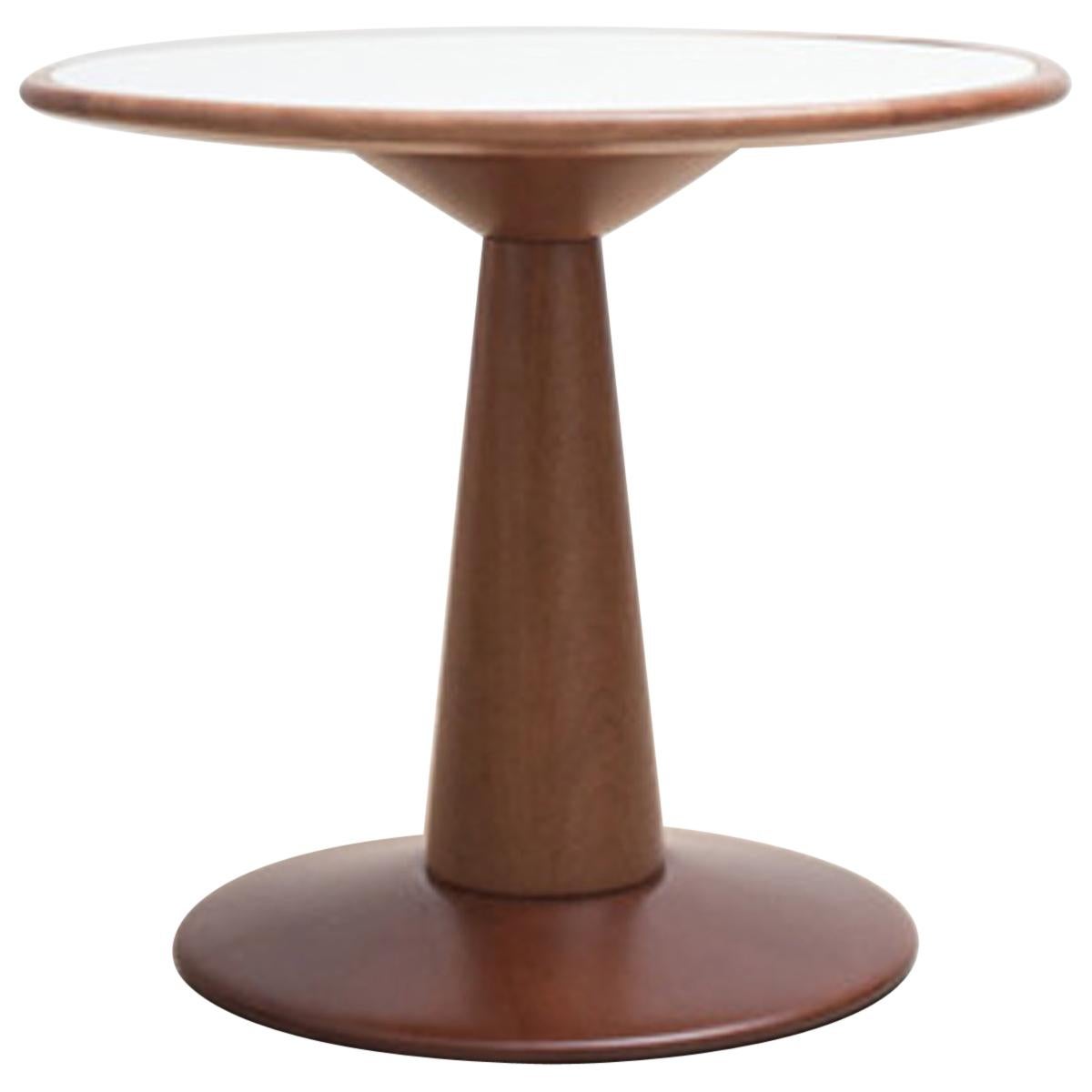 Sergio Rodrigues Beechwood Occasional Side Table Offered by La Porte For Sale