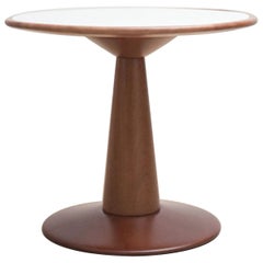 Sergio Rodrigues Beechwood Occasional Side Table Offered by La Porte