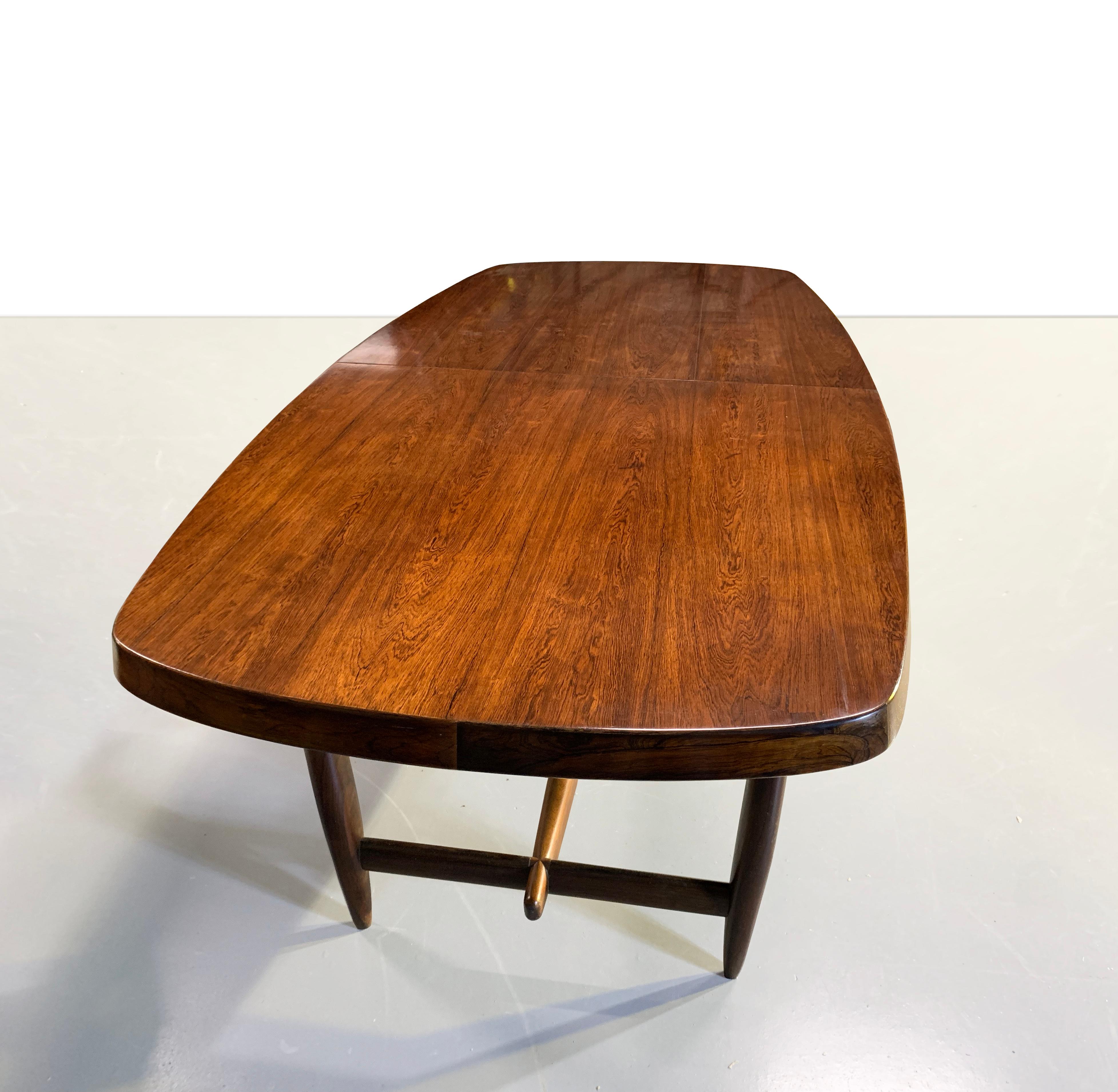 20th Century Sergio Rodrigues 'Burton' Dining Table For Sale
