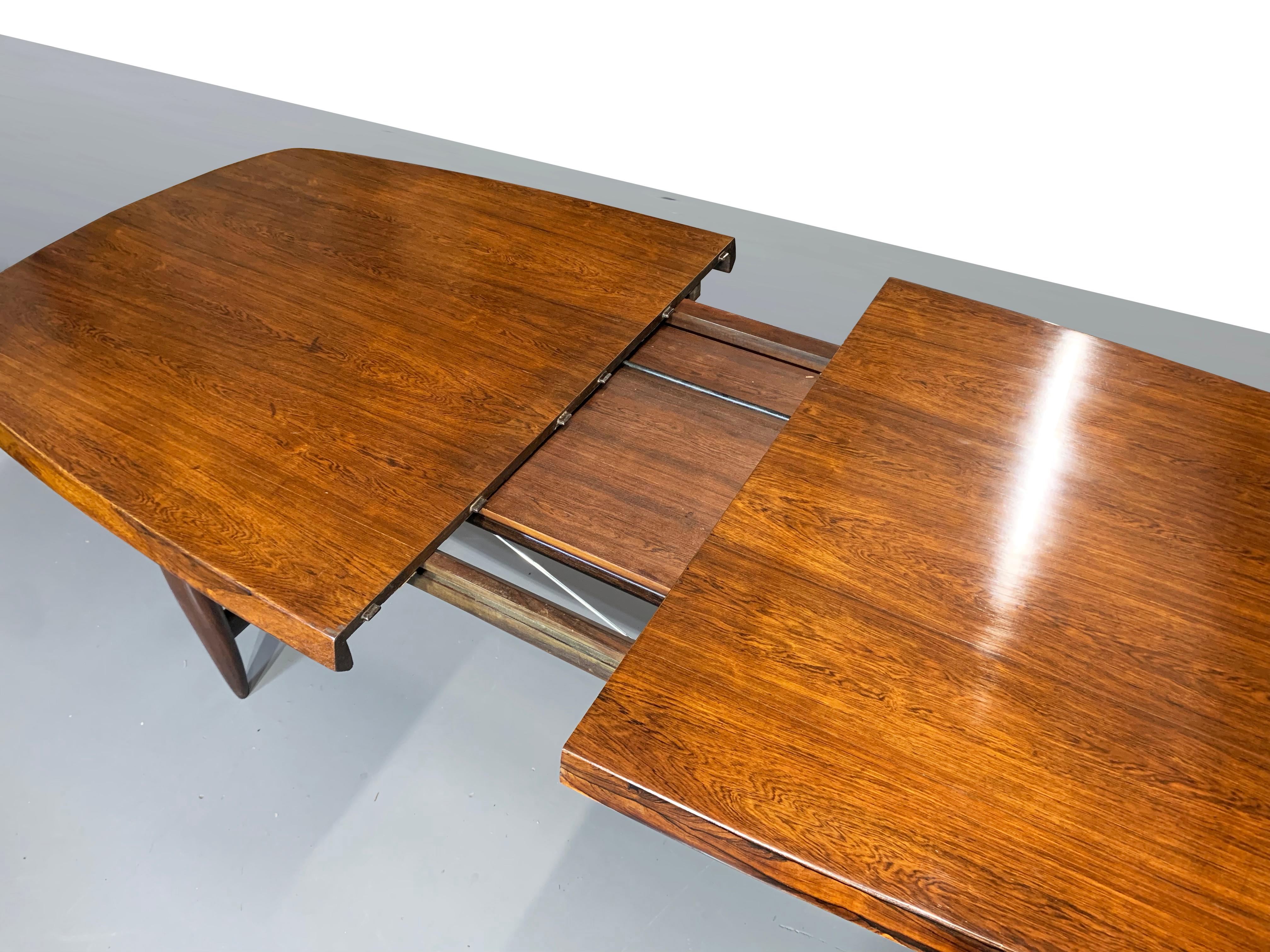 Brass Sergio Rodrigues 'Burton' Dining Table For Sale