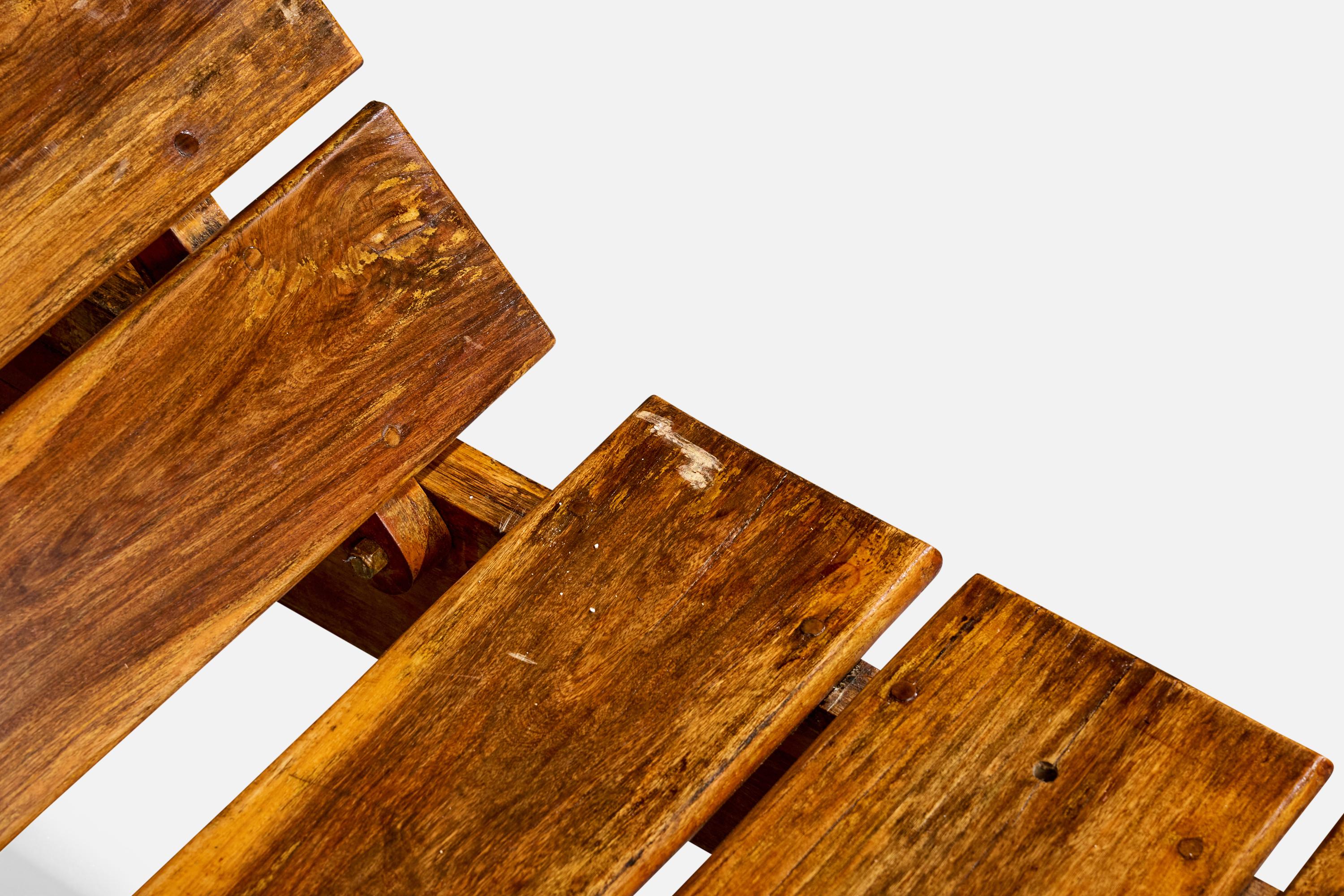 Sergio Rodrigues, Chaise Longue, Wood, Brazil, 1980s For Sale 7