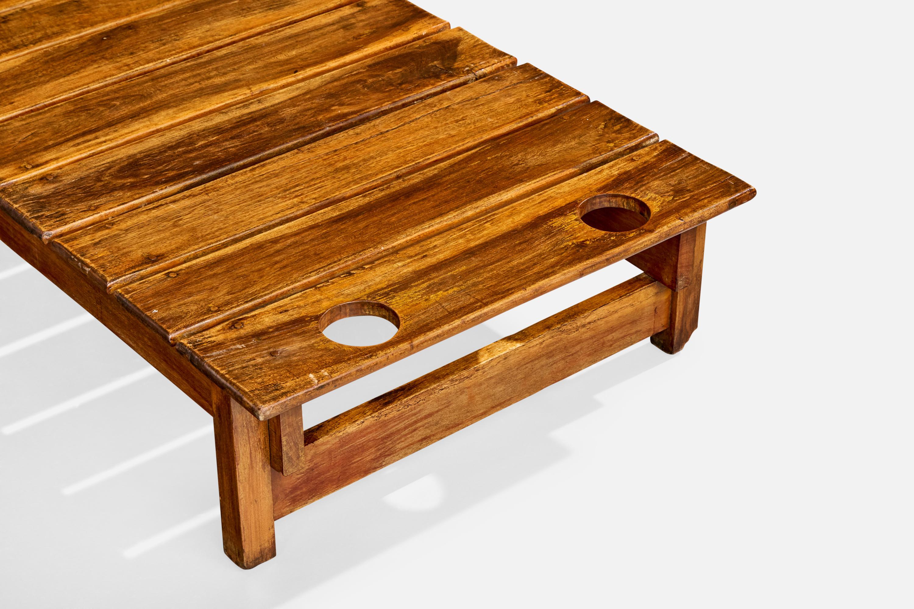 Sergio Rodrigues, Chaise Longue, Wood, Brazil, 1980s For Sale 8