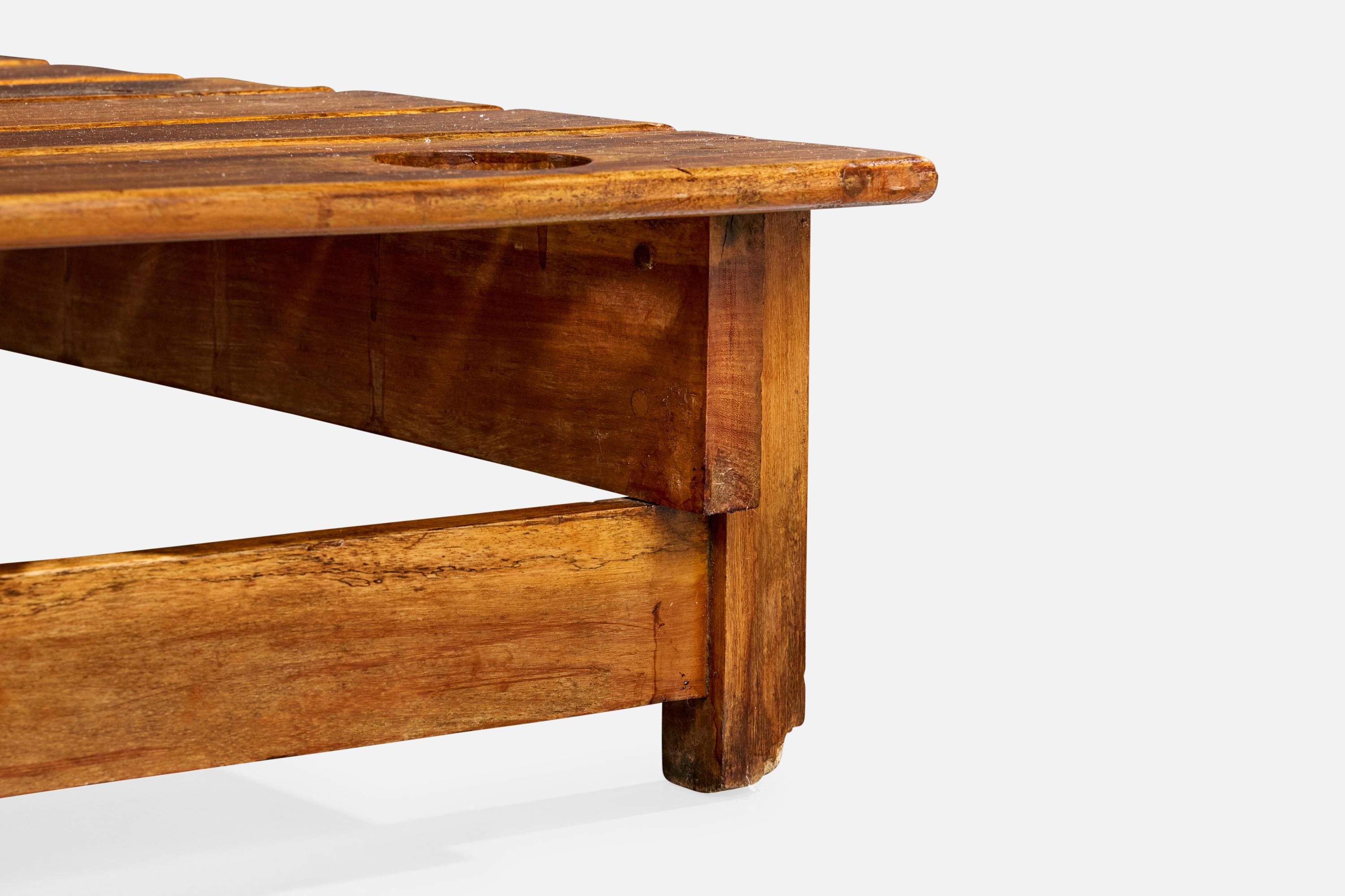 Sergio Rodrigues, Chaise Longue, Wood, Brazil, 1980s For Sale 9