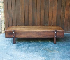 Sergio Rodrigues Coffee Table Bench Rosewood Vintage Midcentury Cabinmodern McM