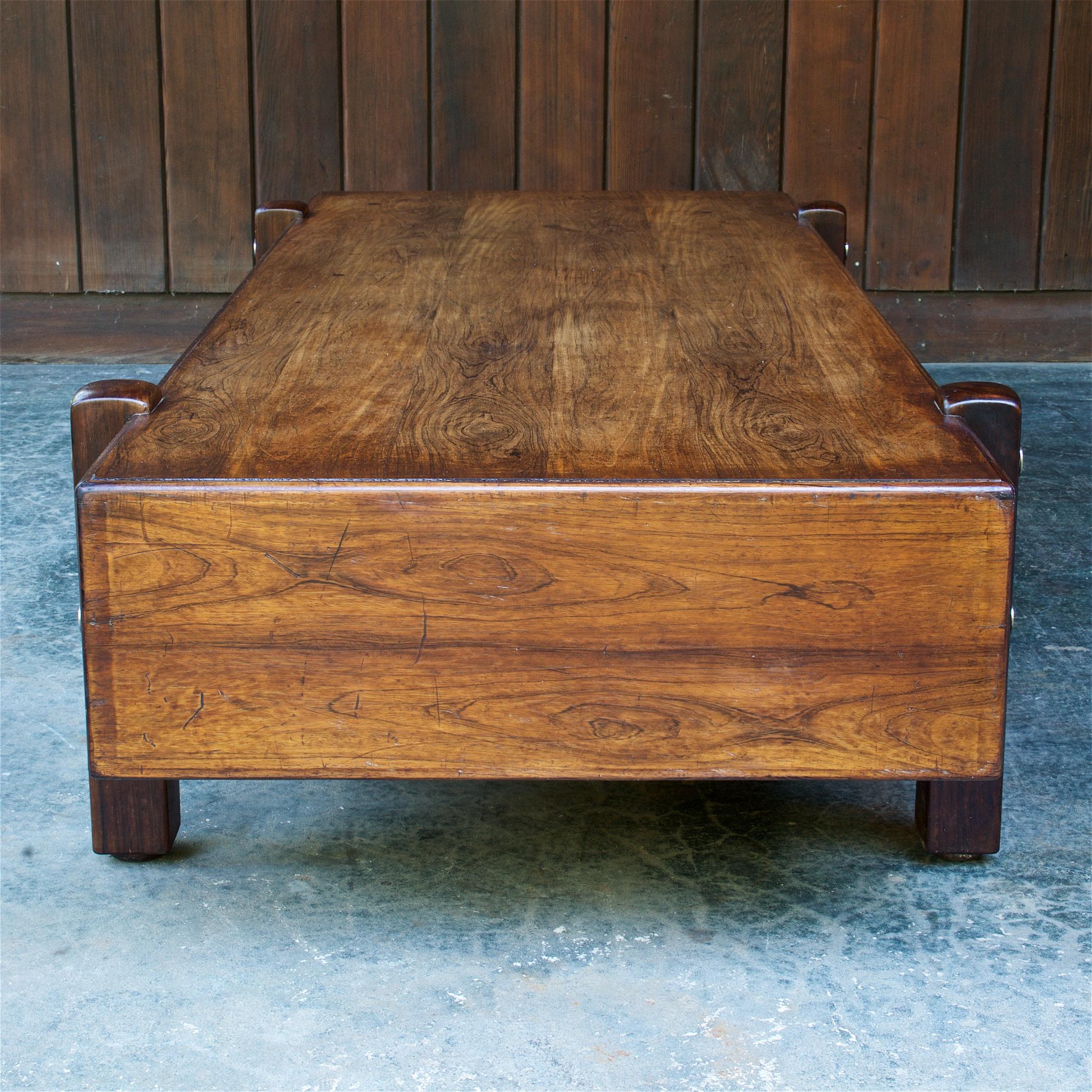 Sergio Rodrigues Coffee Table Bench Rosewood Vintage Midcentury