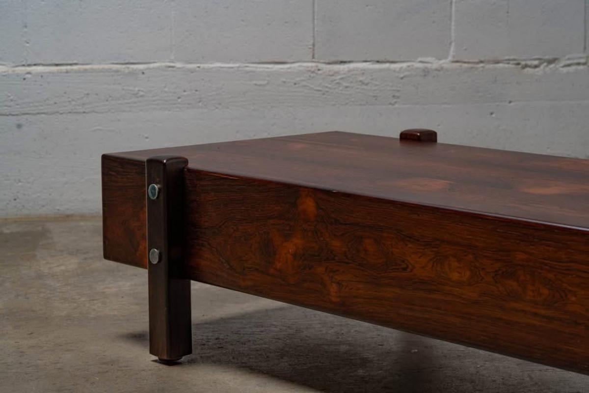 Sergio Rodrigues “Eleh” Coffee Table  Bench In Excellent Condition For Sale In Victoria, BC