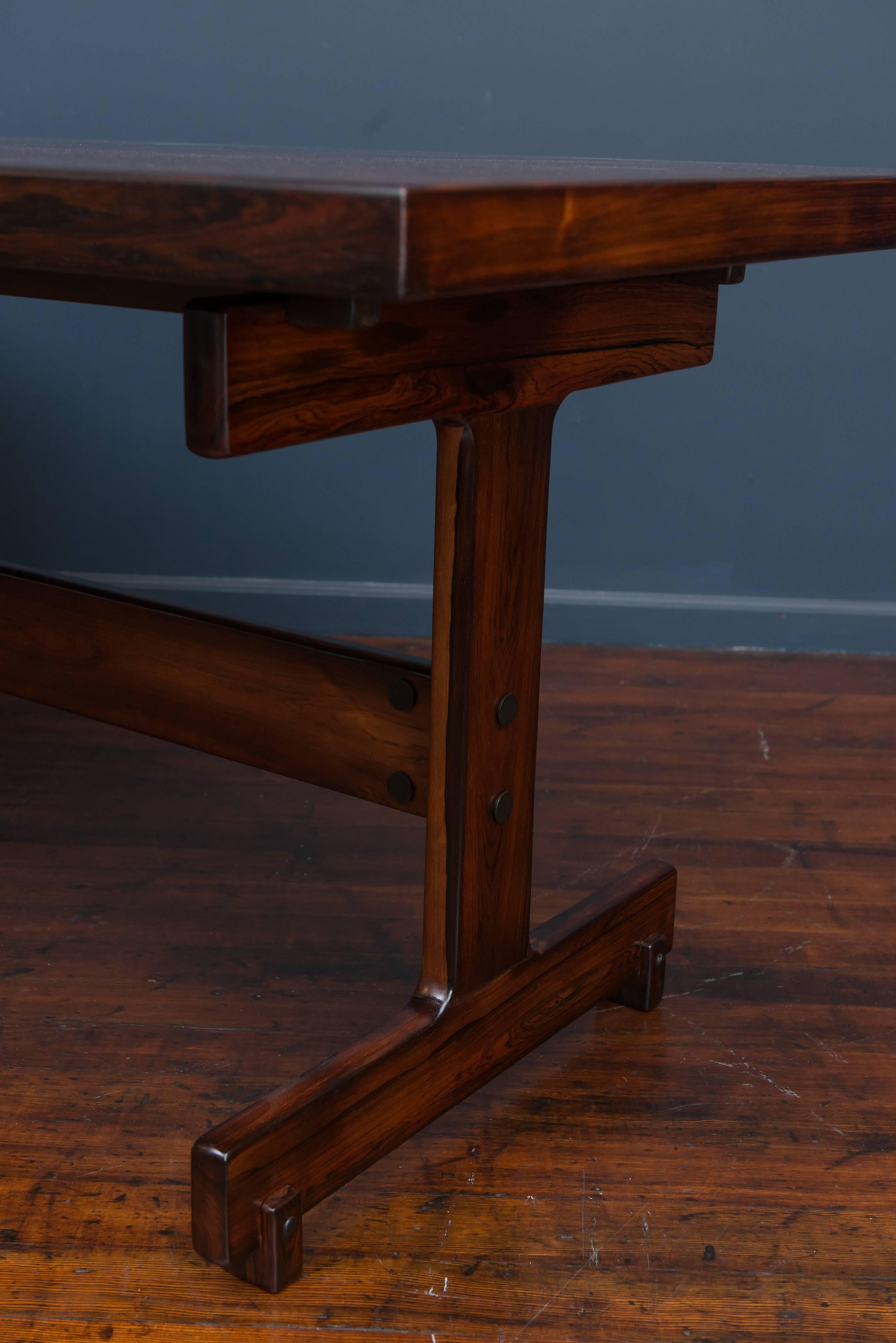 Rosewood Sergio Rodrigues Extension Dining Table