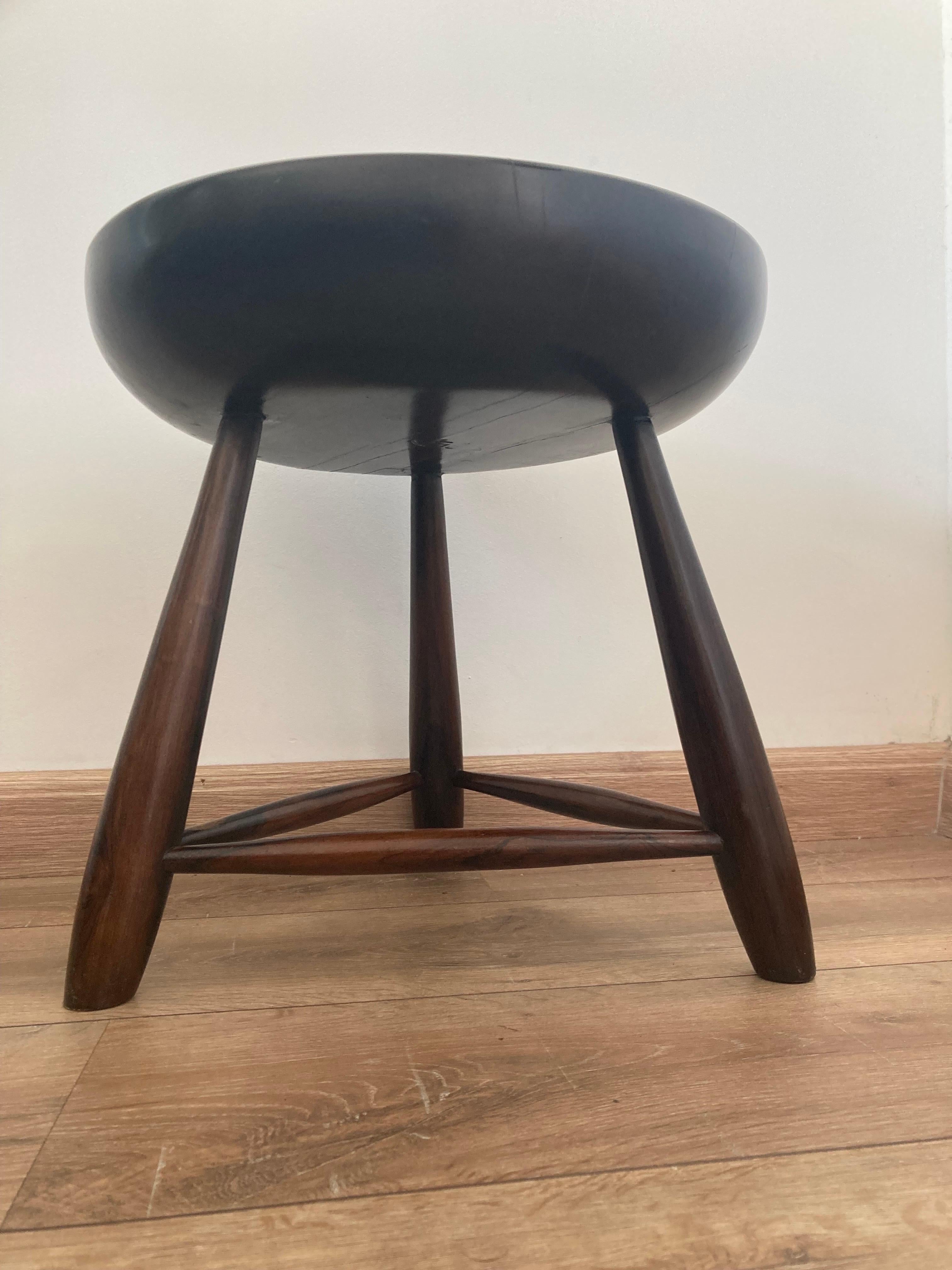 Sérgio Rodrigues for Oca Brazil, 1950s Low Stool  For Sale 5