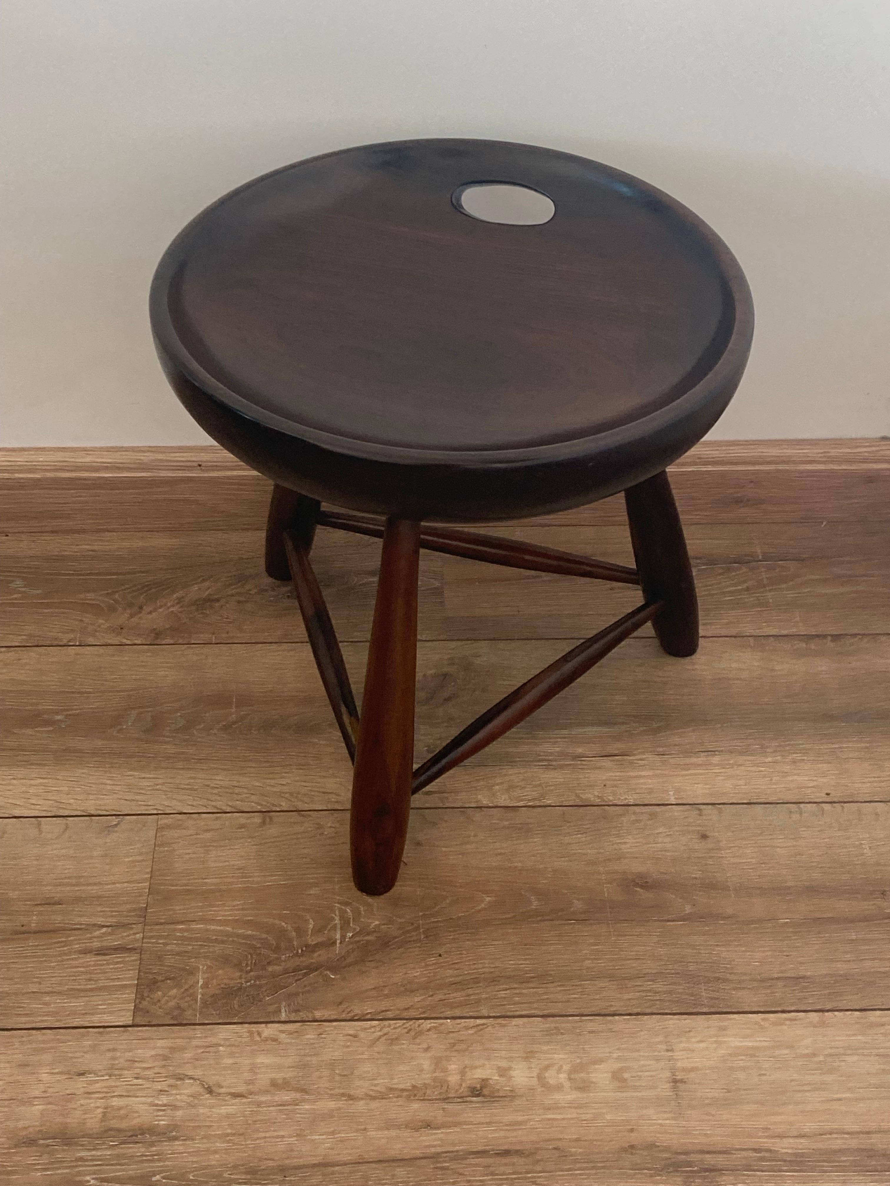 Sérgio Rodrigues for Oca Brazil, 1950s Low Stool  For Sale 8