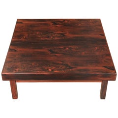 Sergio Rodrigues for Oca Brazilian Jacaranda "Vianna" Coffee Table, Signed