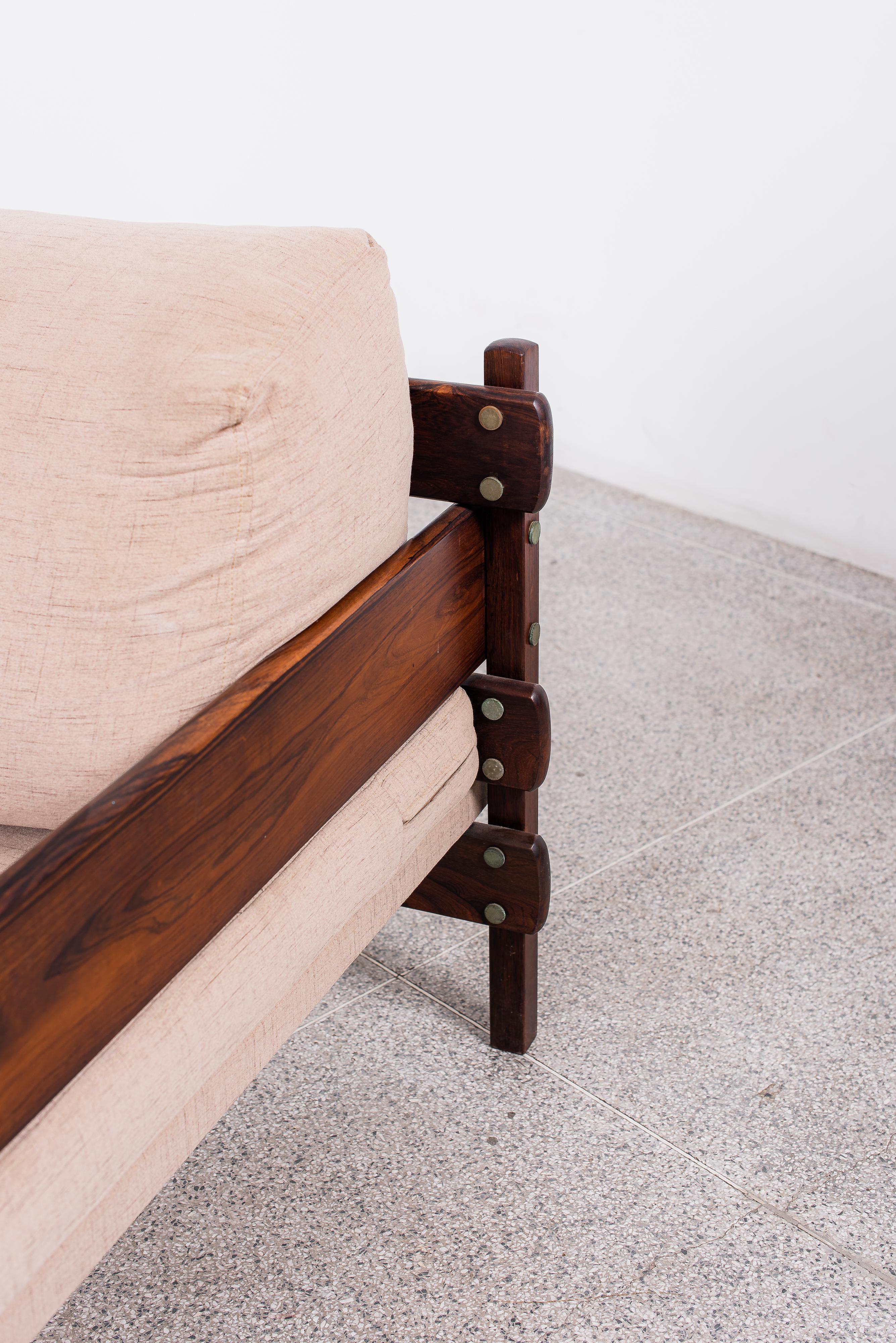 Sérgio Rodrigues, Sillón Franco, c.1960 Tapicería en venta