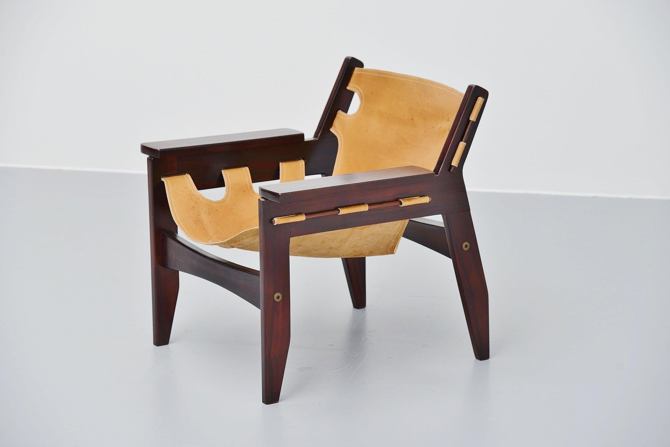 Mid-Century Modern Sergio Rodrigues Kilin Armchair OCA, Brazil, 1973