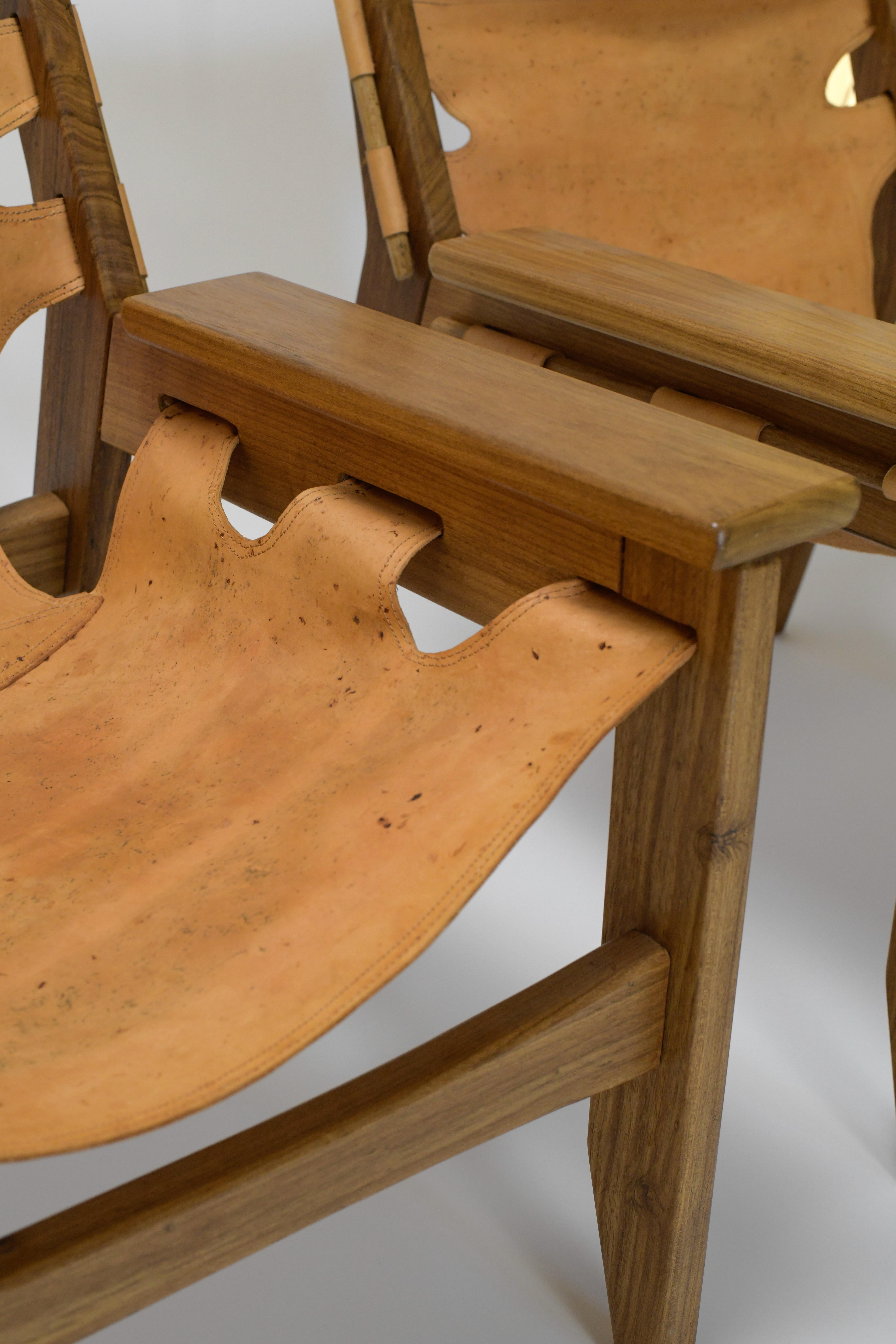 Mid-Century Modern Sergio Rodrigues Kilin Armchairs by Oca, Brazil For Sale