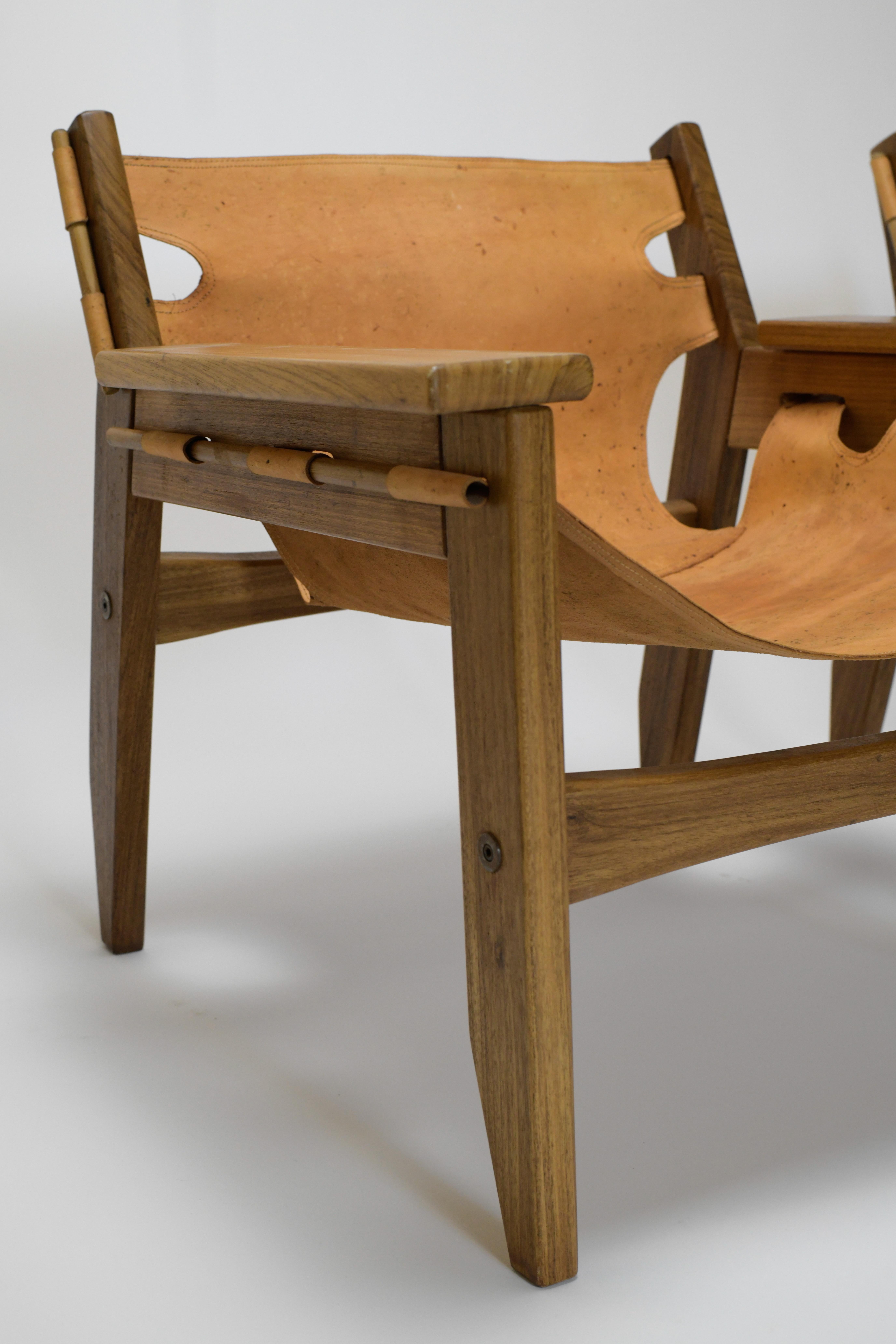 Brazilian Sergio Rodrigues Kilin Armchairs by Oca, Brazil For Sale