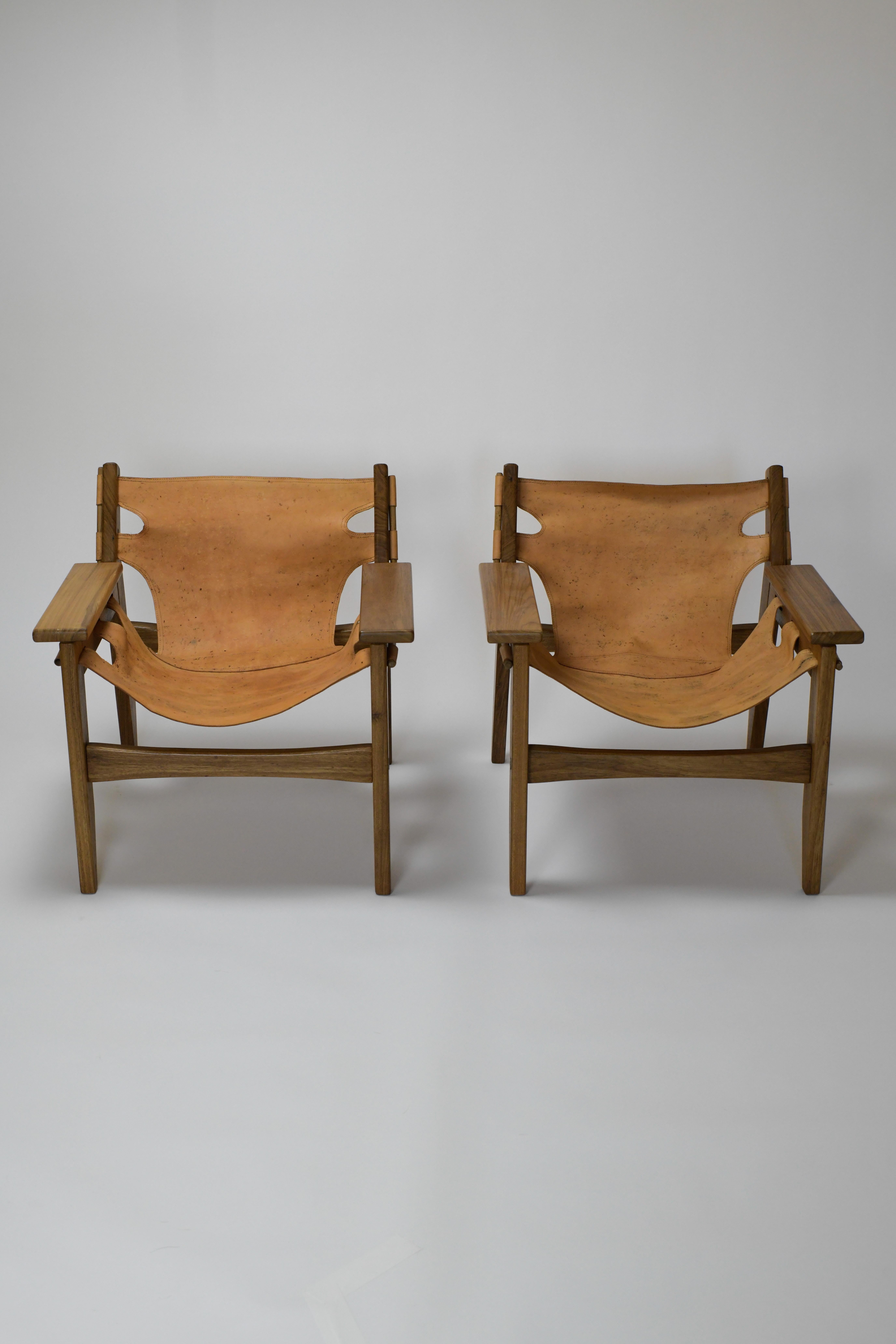 Leather Sergio Rodrigues Kilin Armchairs by Oca, Brazil For Sale