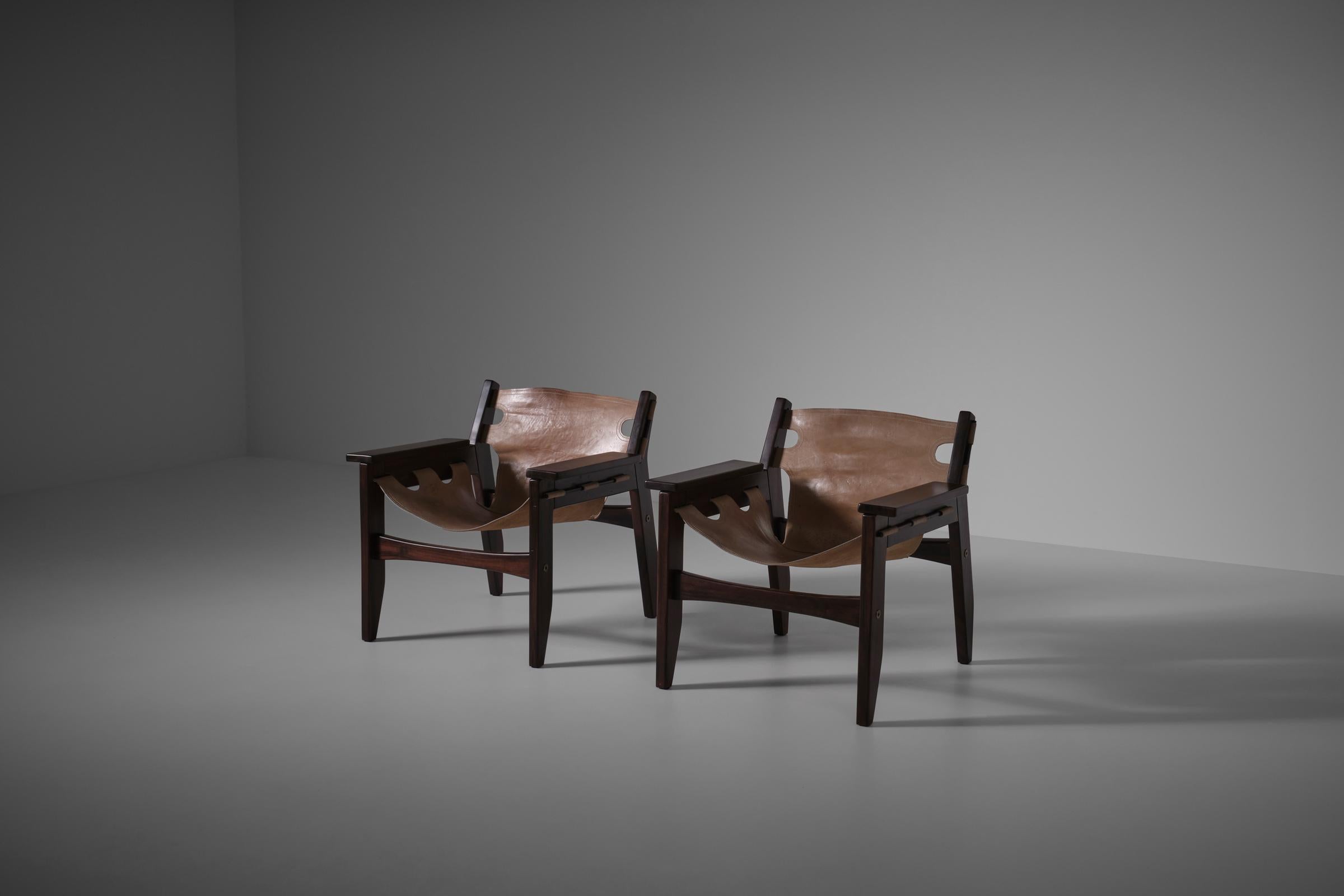 Brazilian Sergio Rodrigues ‘Kilin’ Chairs, Brazil 1970s