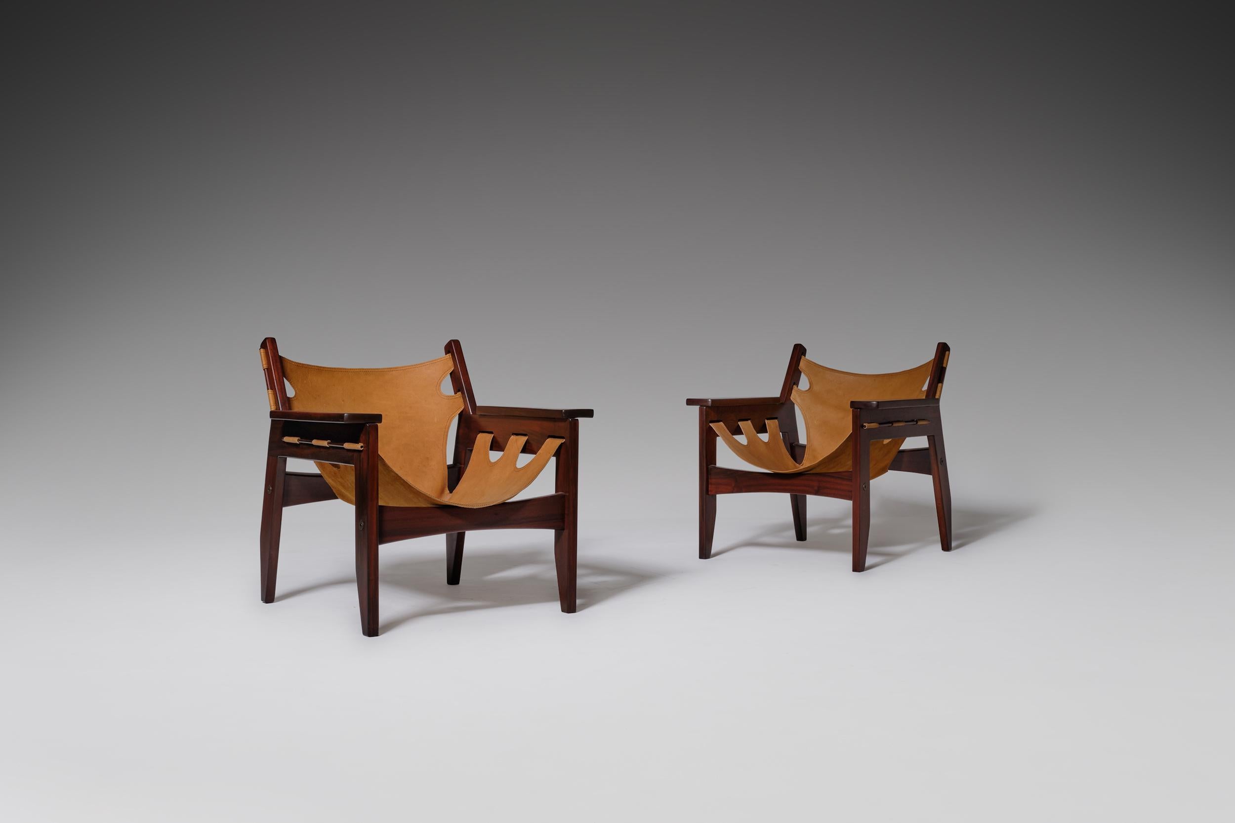 Brazilian Sergio Rodrigues ‘Kilin’ Chairs for Oca, Brazil, 1970s