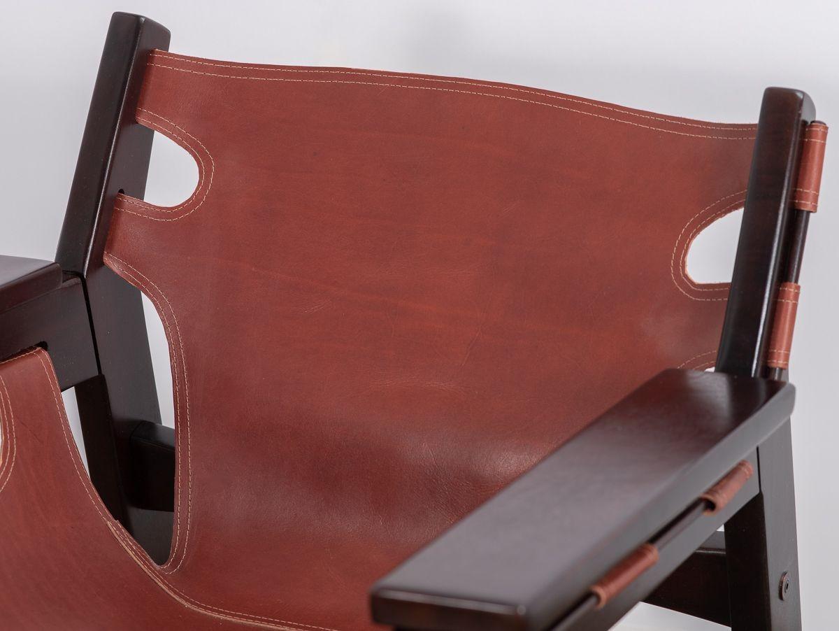 Sergio Rodrigues Kilin Chairs in Cognac Leather 1