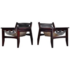 Sergio Rodrigues Kilin Chairs Pair Oca, Brazil, 1973