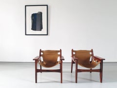 Paire de chaises longues Kilin de Sergio Rodrigues pour Oca, Brésil, 1973