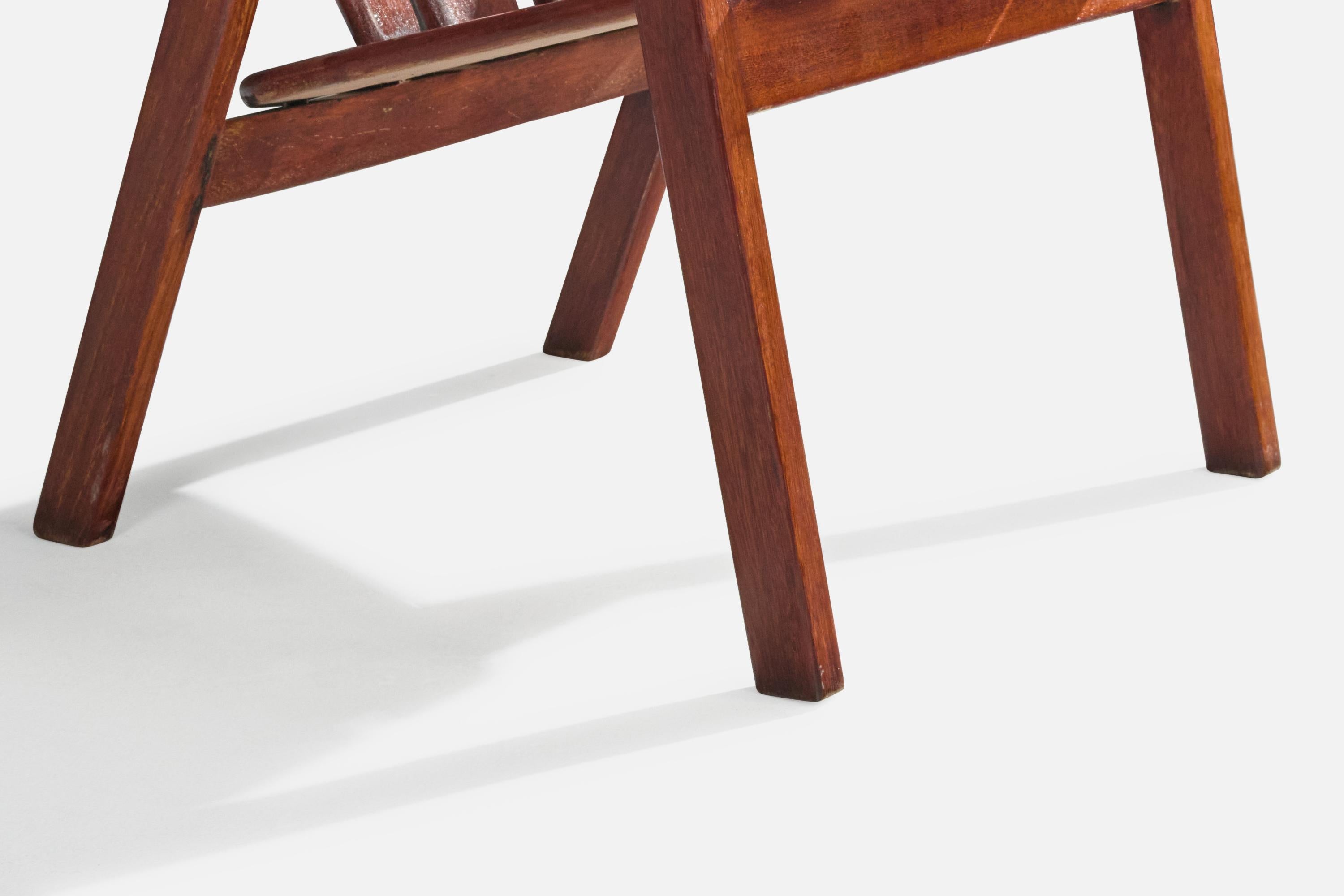 Sergio Rodrigues, Lounge Chairs, Wood, Brazil, 1978 For Sale 4