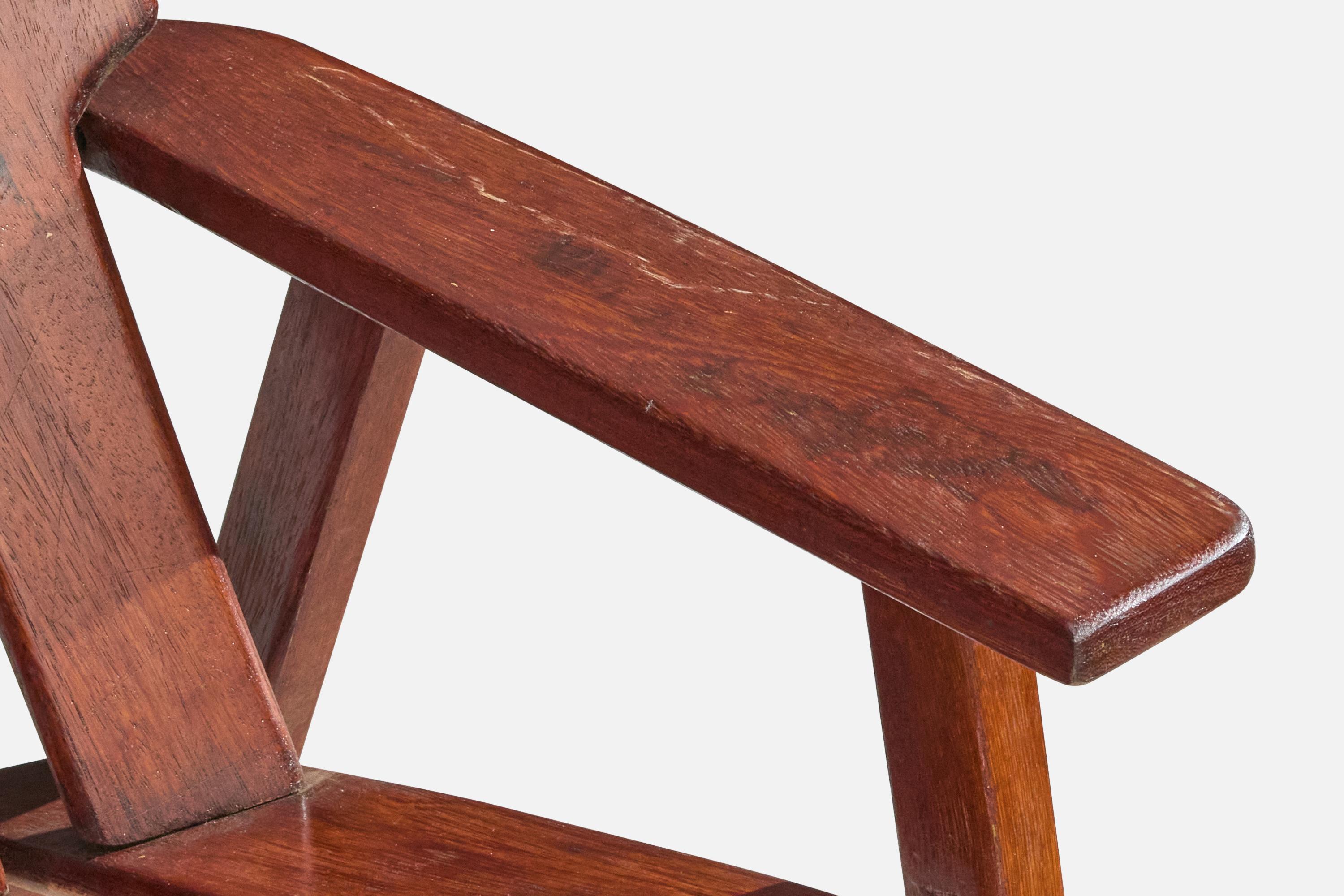 Sergio Rodrigues, Lounge Chairs, Wood, Brazil, 1978 For Sale 7