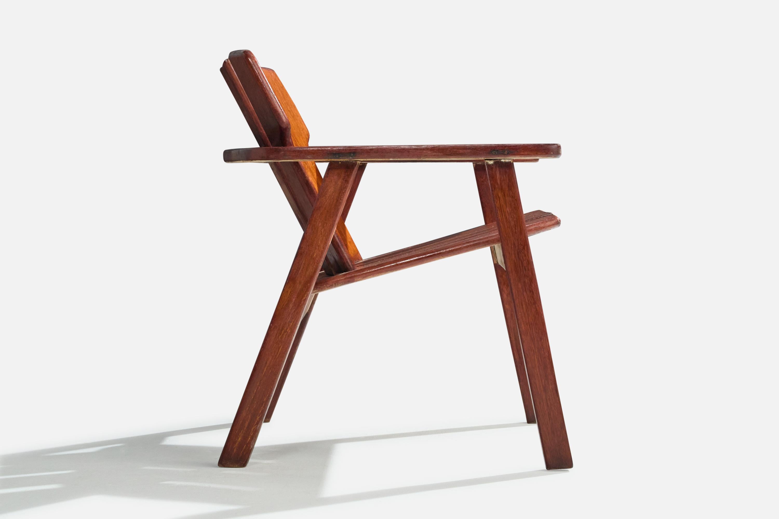 Sergio Rodrigues, Lounge Chairs, Wood, Brazil, 1978 For Sale 1