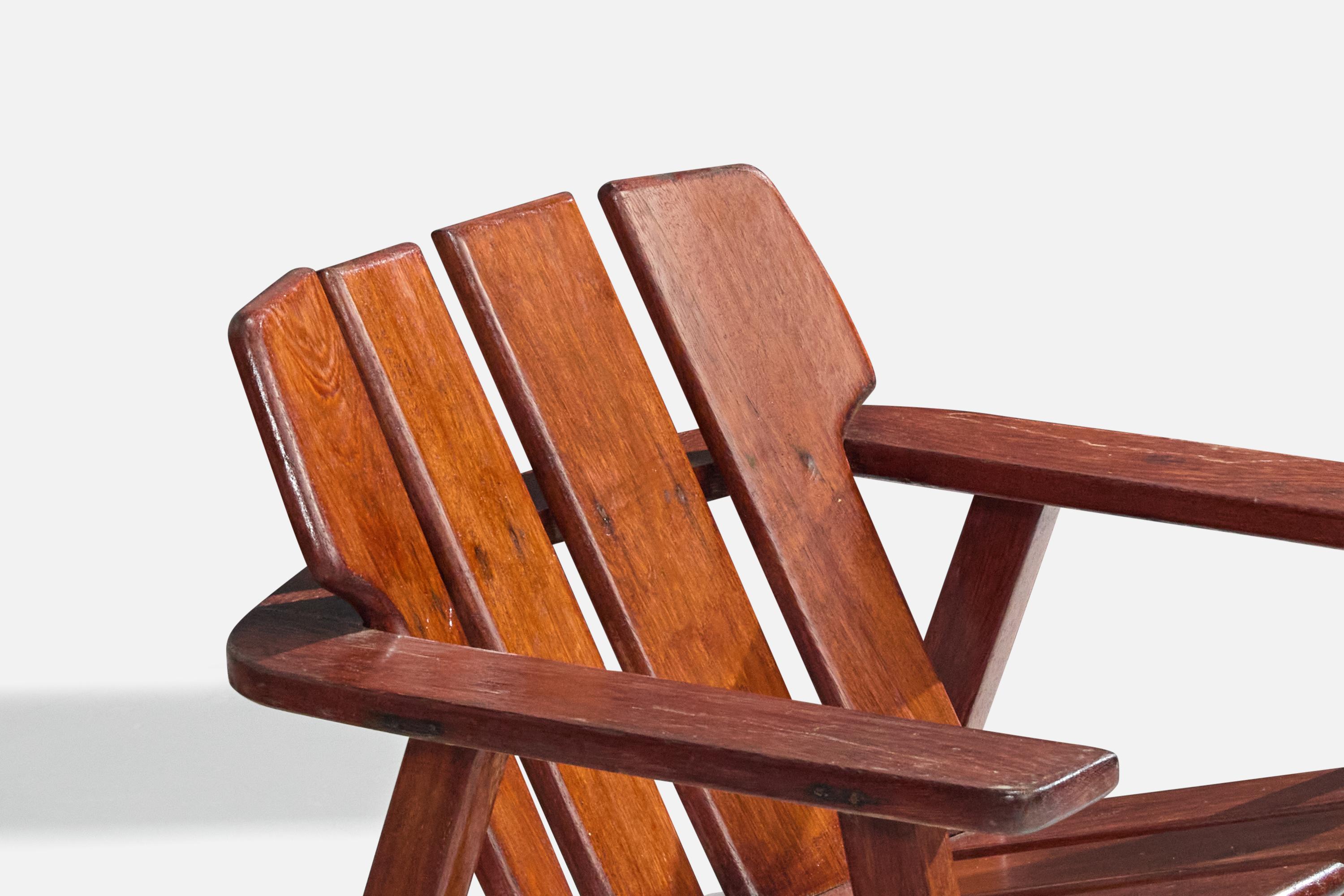 Sergio Rodrigues, Lounge Chairs, Wood, Brazil, 1978 For Sale 2