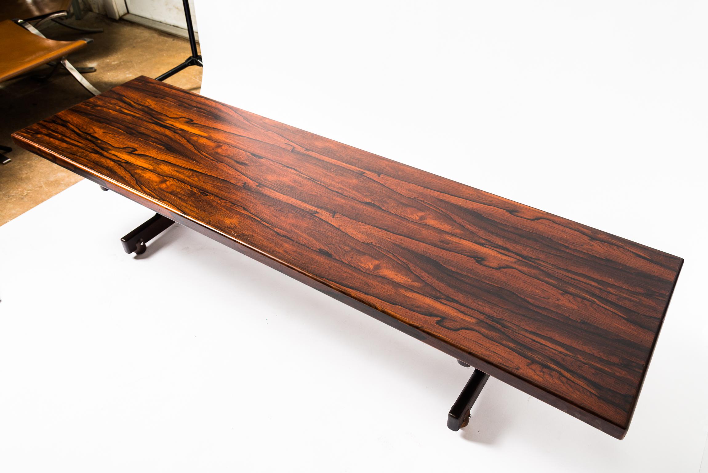 Jacaranda Sergio Rodrigues Low Table/ Bench For Sale