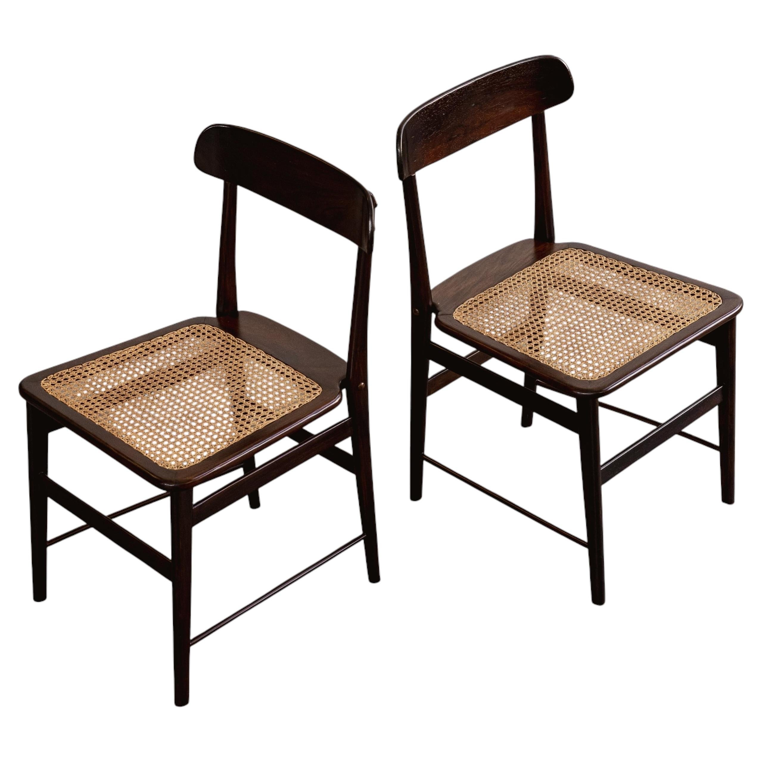 Sergio Rodrigues "Lucio Costa" Dining Chairs for Oca, 1956, Set of 2