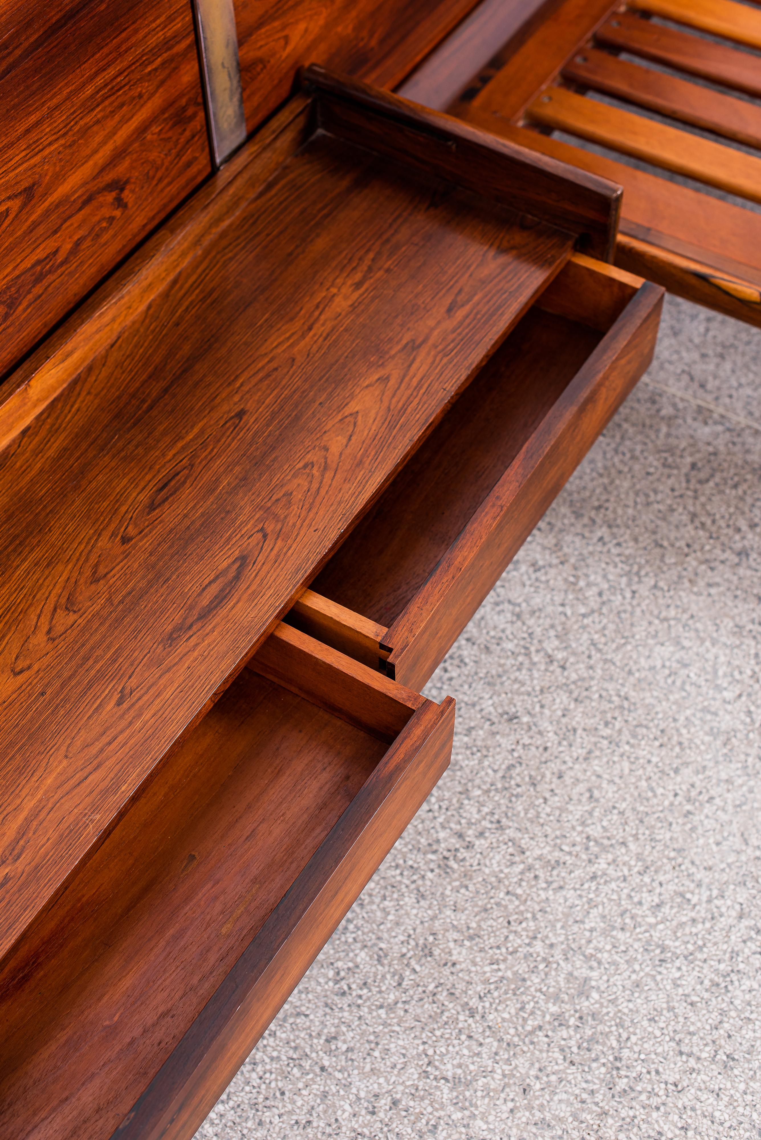 Hardwood Sérgio Rodrigues, Luxor Set, 1965 For Sale