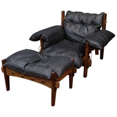 Sergio Rodrigues Mischievous Chair and Ottoman