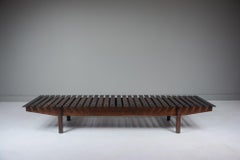 Sergio Rodrigues Mucki Bench in Jacaranda, Circa 1958