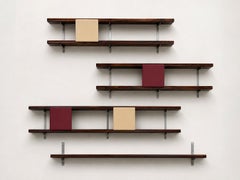 Sergio Rodrigues, ‘Nelson’ Wall Shelving System, Rosewood, Brazil, 1965