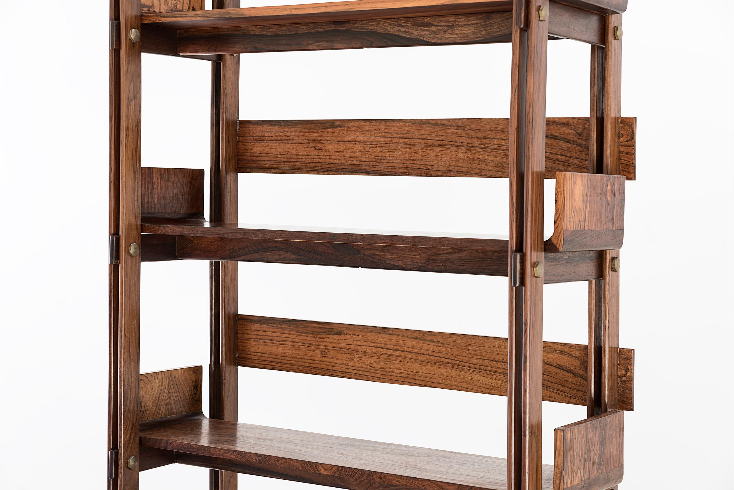 Mid-20th Century Sergio Rodrigues Pair of bookcases Manufactured by Oca Brasil, 1960 For Sale