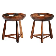 Vintage Sergio Rodrigues Pair of Mocho Stools, 1954