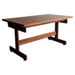 Mesa de comedor «Sergio Rodrigues Redig» de madera maciza de freijó, Oca, Brasil, década de 1960