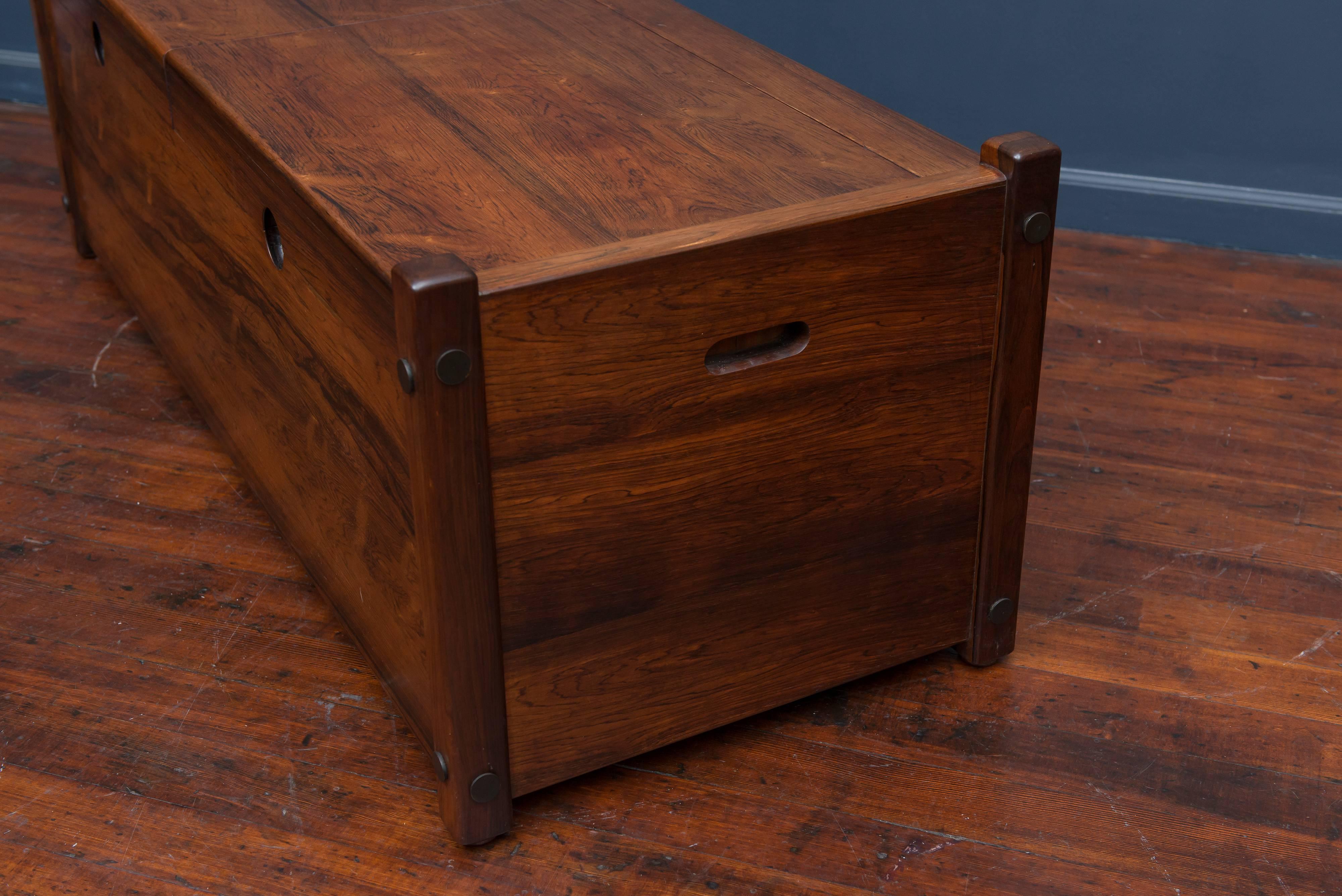 Late 20th Century Sergio Rodrigues Rosewood Chest or Trunk