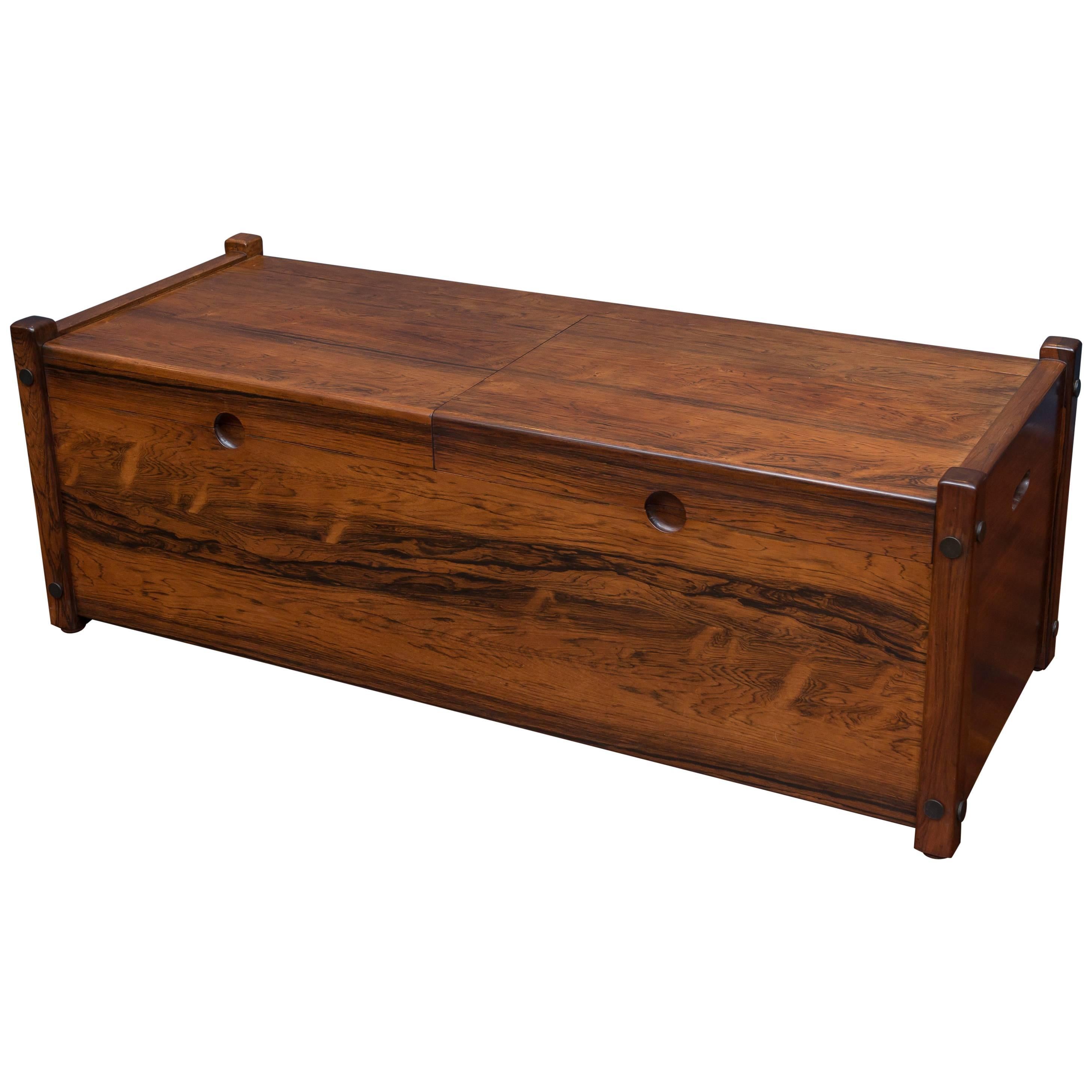 Sergio Rodrigues Rosewood Chest or Trunk