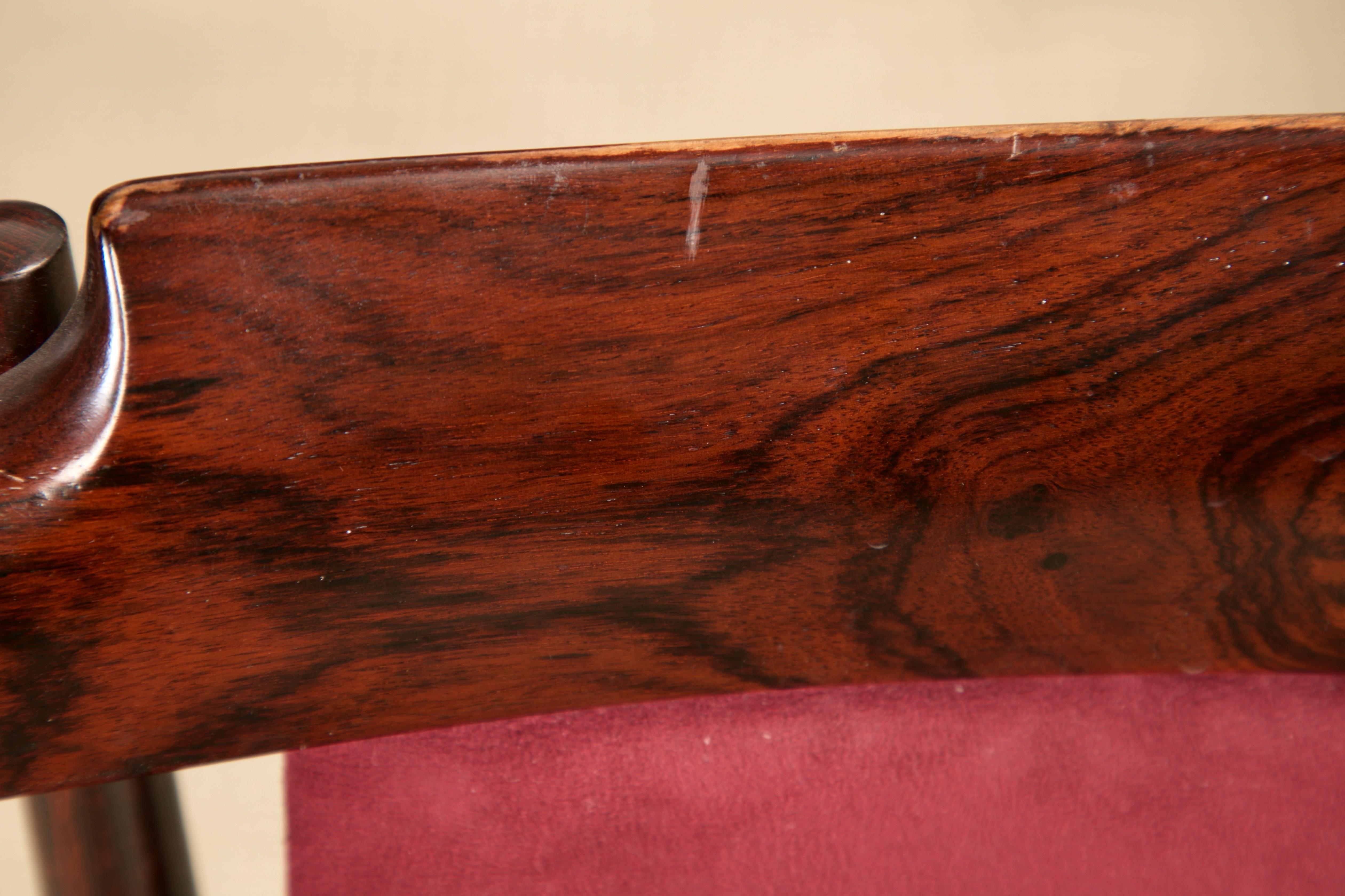Sergio Rodrigues Set of 6 Brazilian Modern Dining Chairs in Rosewood, 1950s For Sale 13