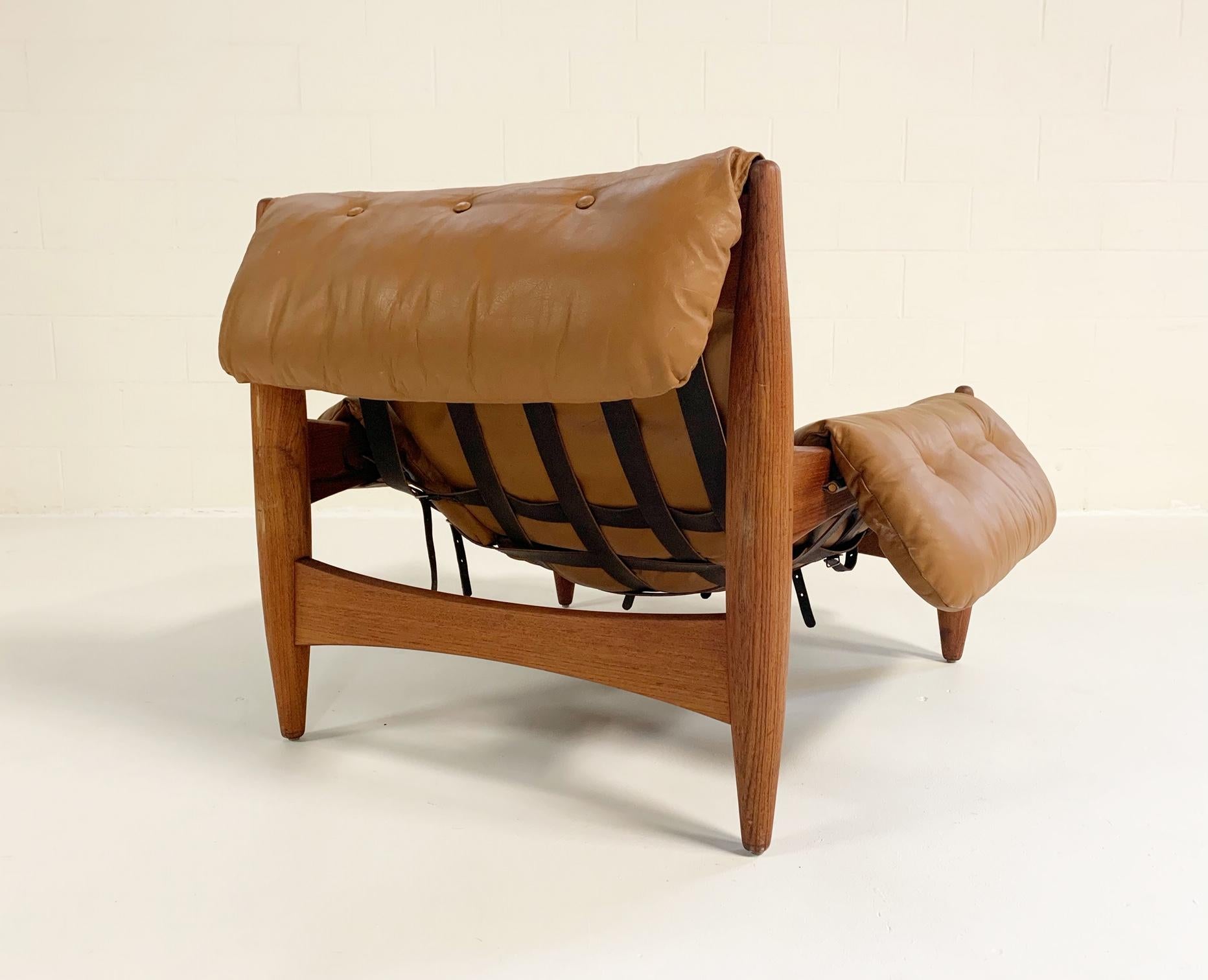 Leather In the Manner of Sergio Rodrigues Sheriff Chair