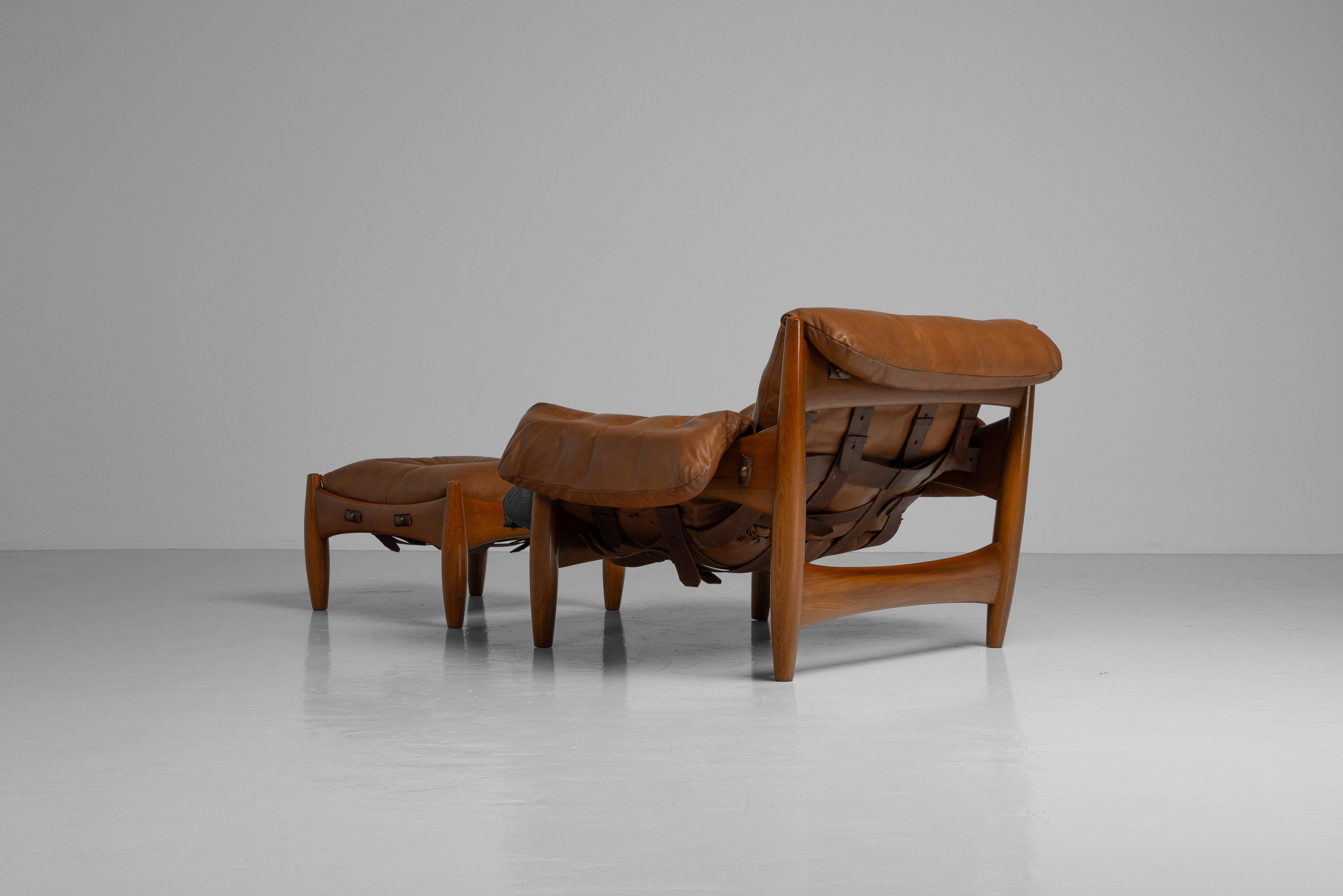 Sergio Rodrigues Sheriff lounge chair ISA Bergamo Italy 1961 3