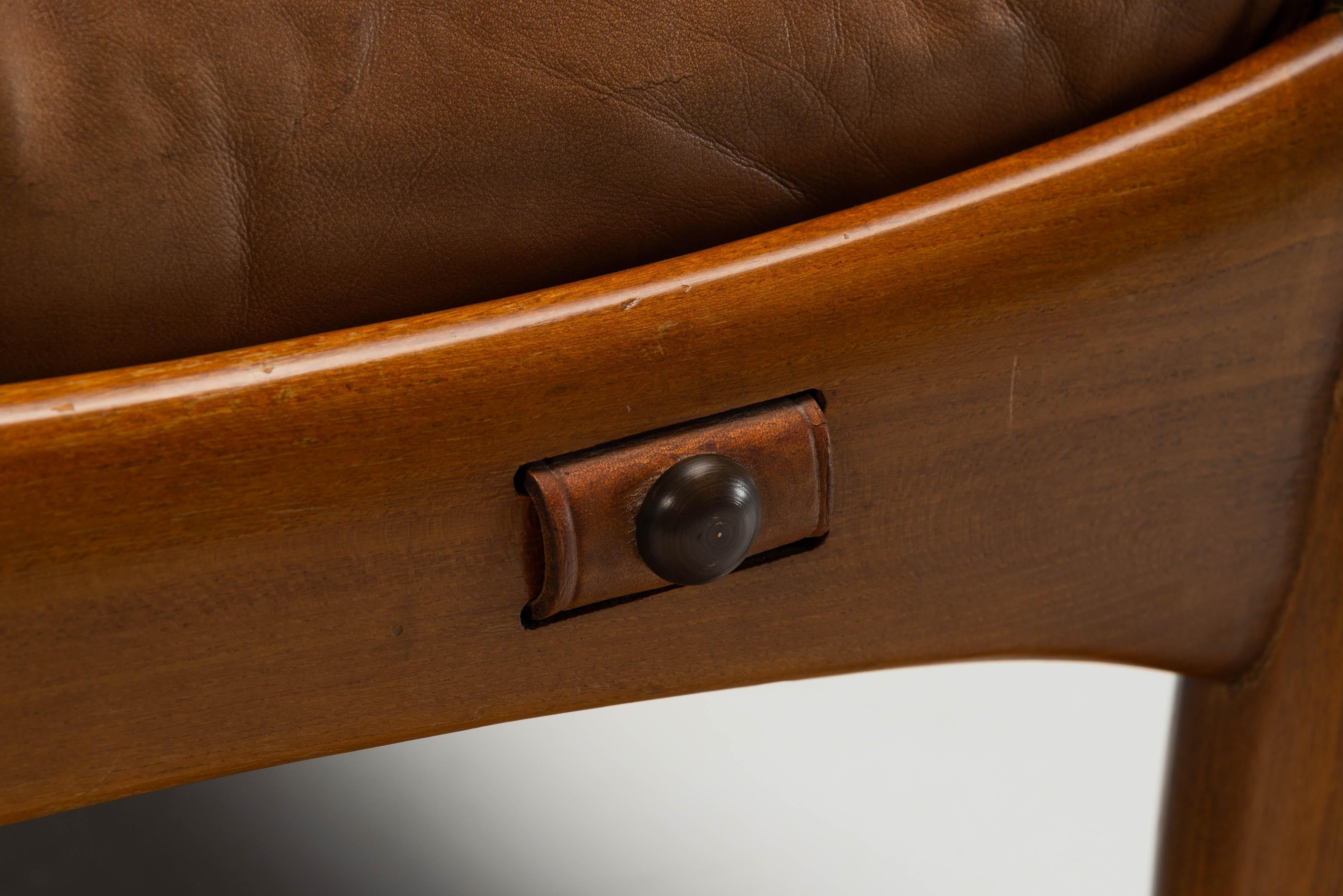Sergio Rodrigues Sheriff lounge chair ISA Bergamo Italy 1961 6